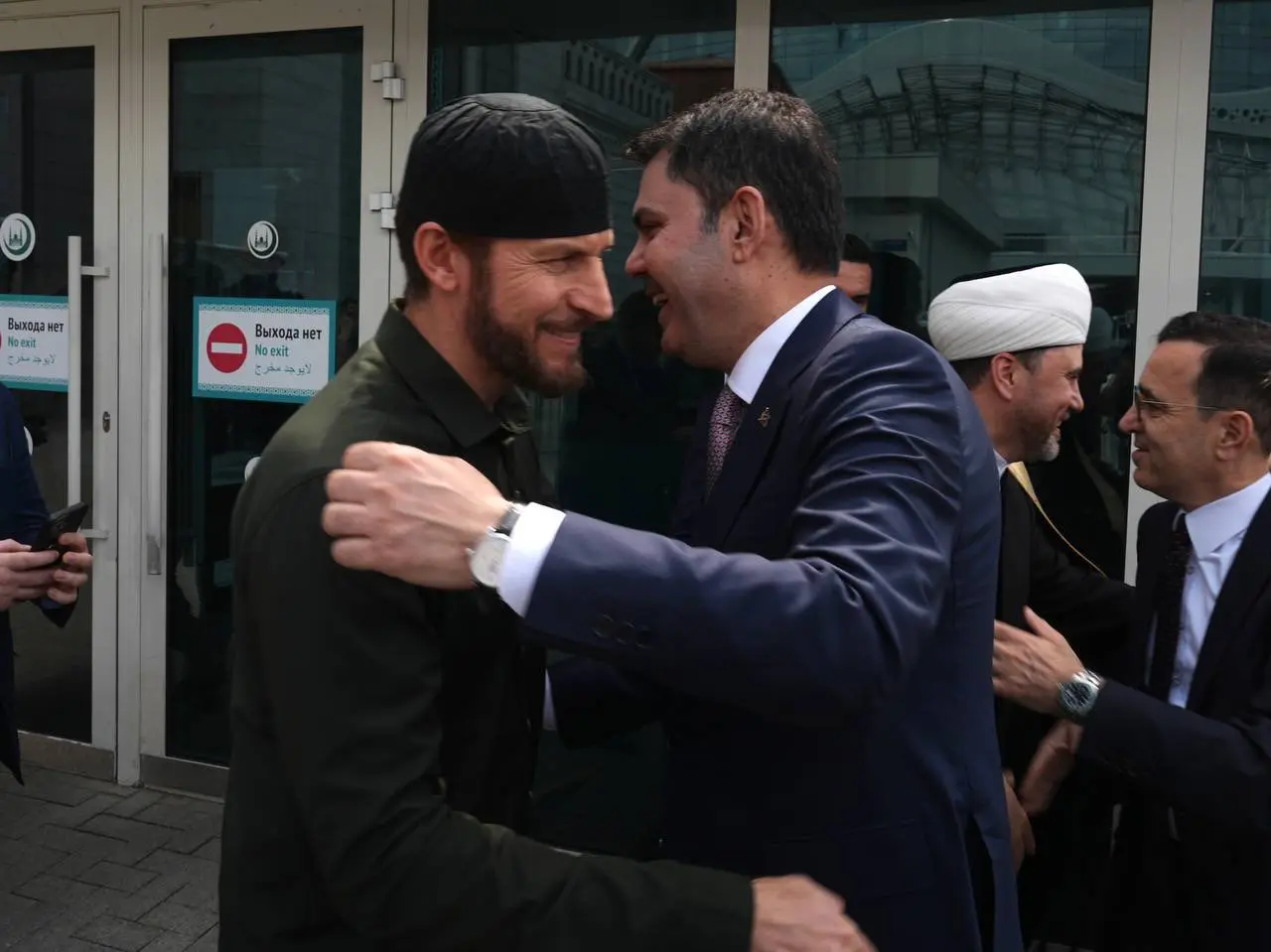 Moskova Ulu Camii'nde gönül birliği mesajı