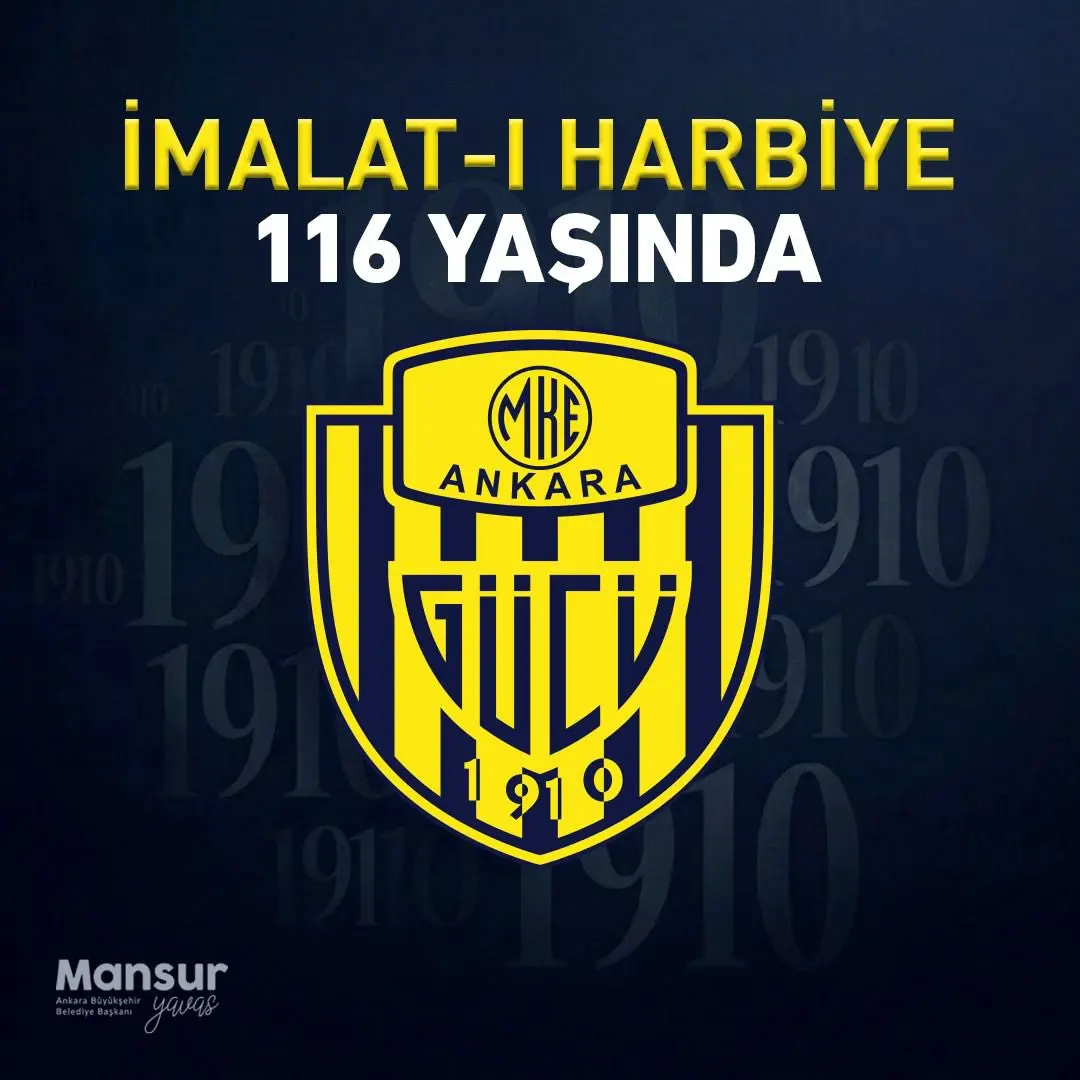 Ankaragücü 116. kuruluş yılını kutladı