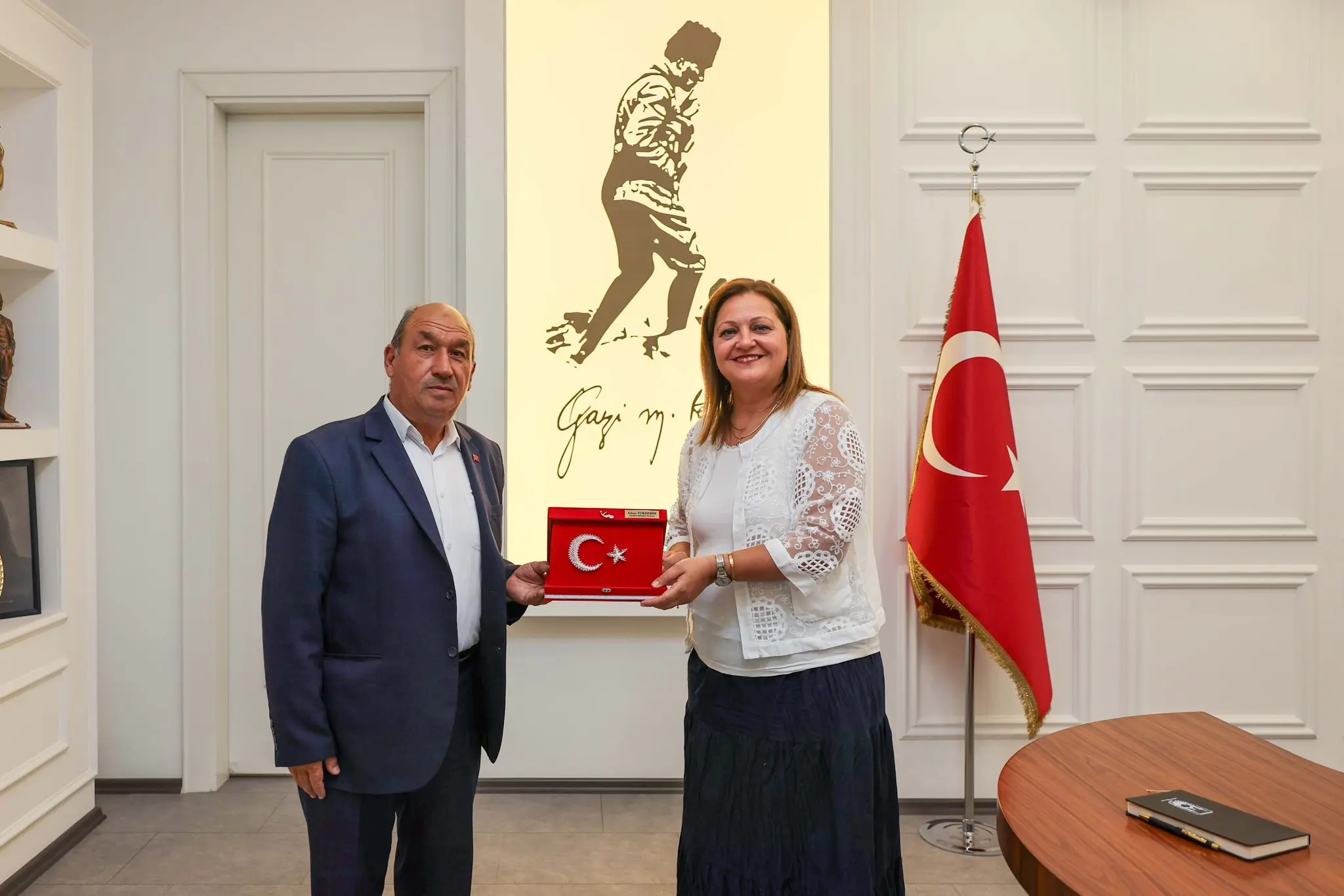 Seydiler Belediye Başkanı Adem Tokdemir ile görüşme yapıldı
