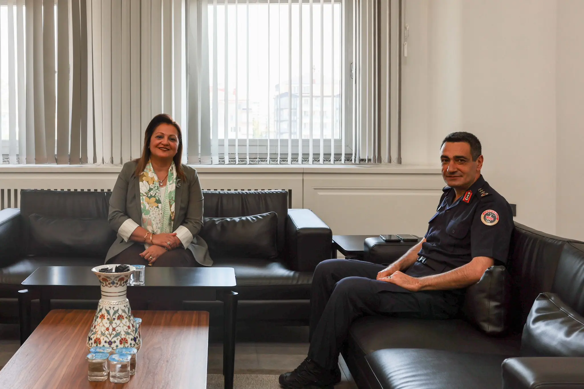 Jandarma Komutanı ile önemli bir görüşme yapıldı