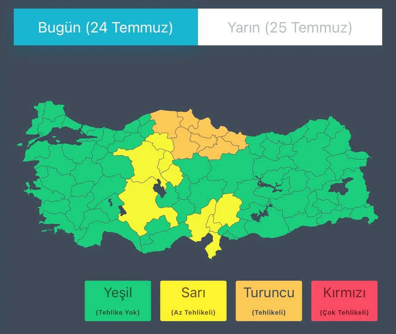 Adana ve çevresinde şiddetli yağış bekleniyor