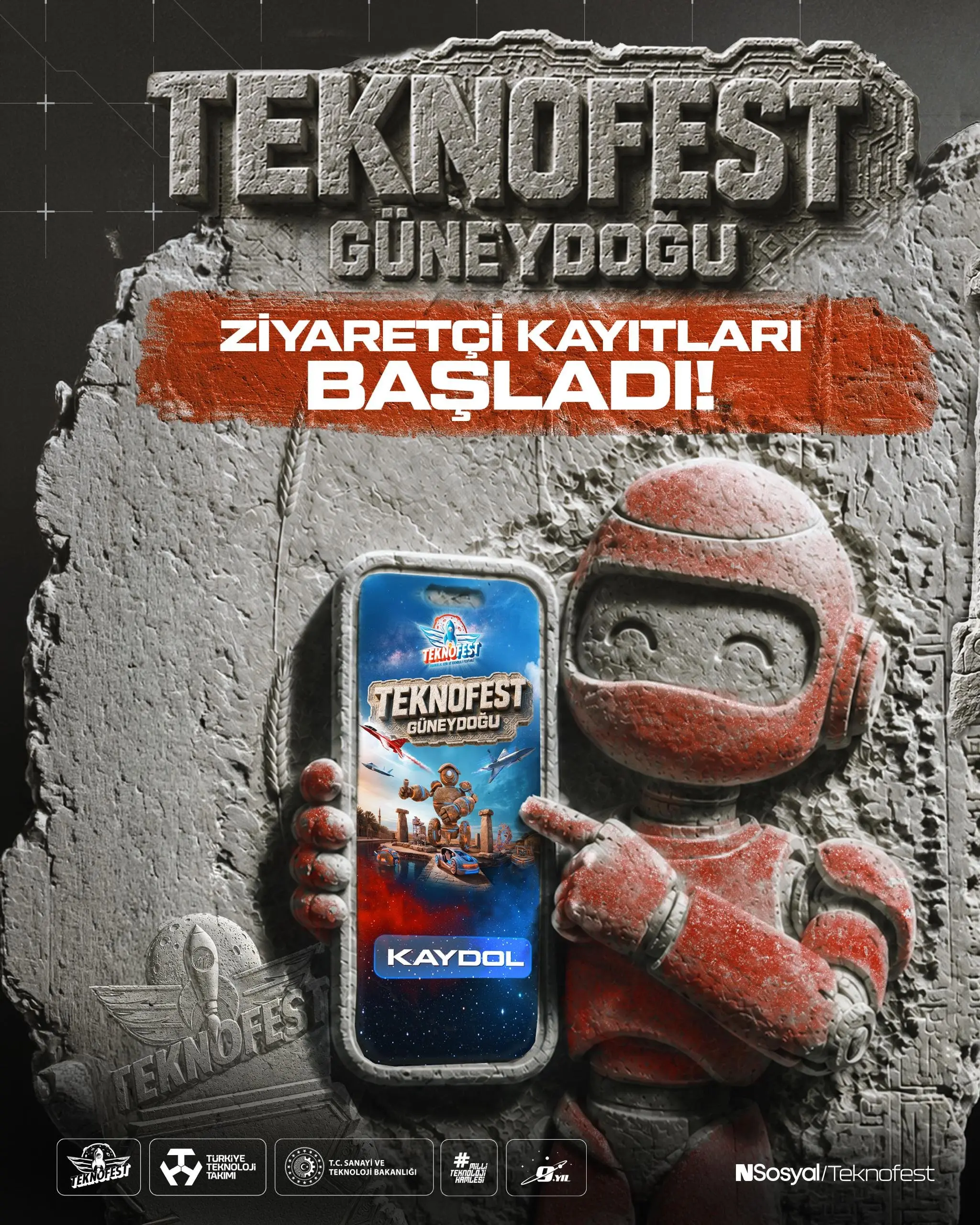 Teknofest Güneydoğu Ziyaretçi Kayıtları Başladı