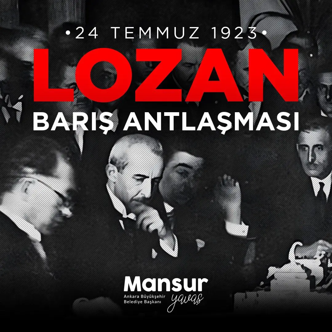 Lozan Anlaşması'nın 103. yıl dönümü anıldı
