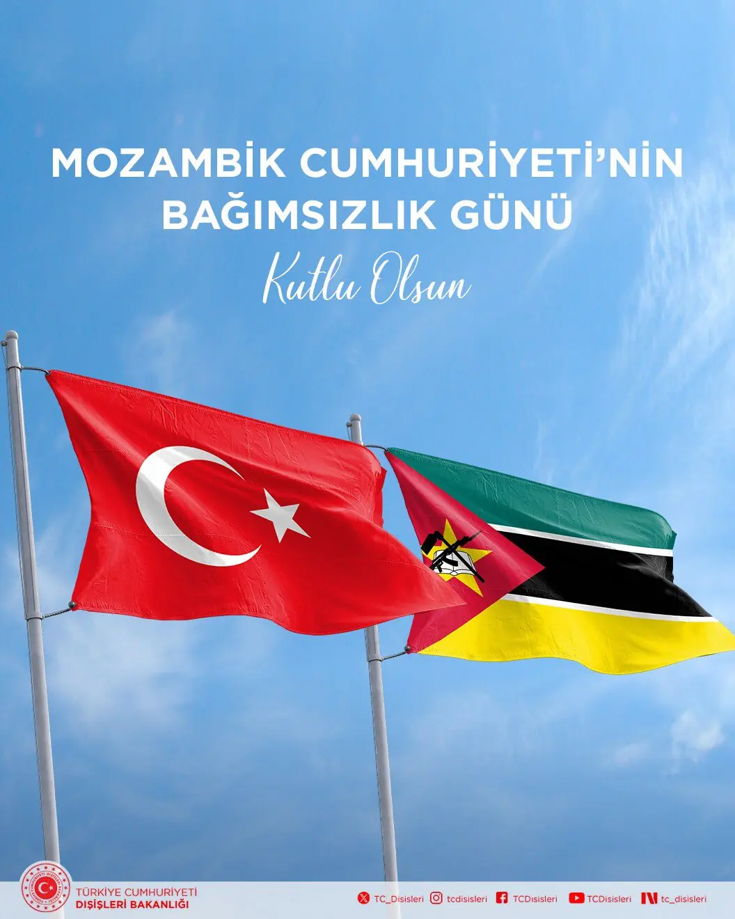 Mozambik Cumhuriyeti Bağımsızlık Günü Kutlandı