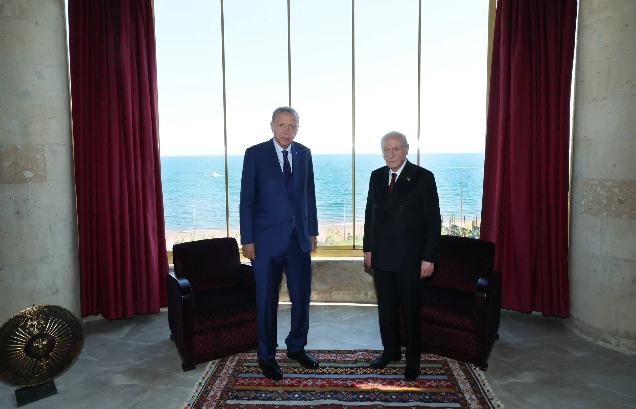 Cumhurbaşkanı Erdoğan, Bahçeli'yi Ahlat'ta ziyaret etti