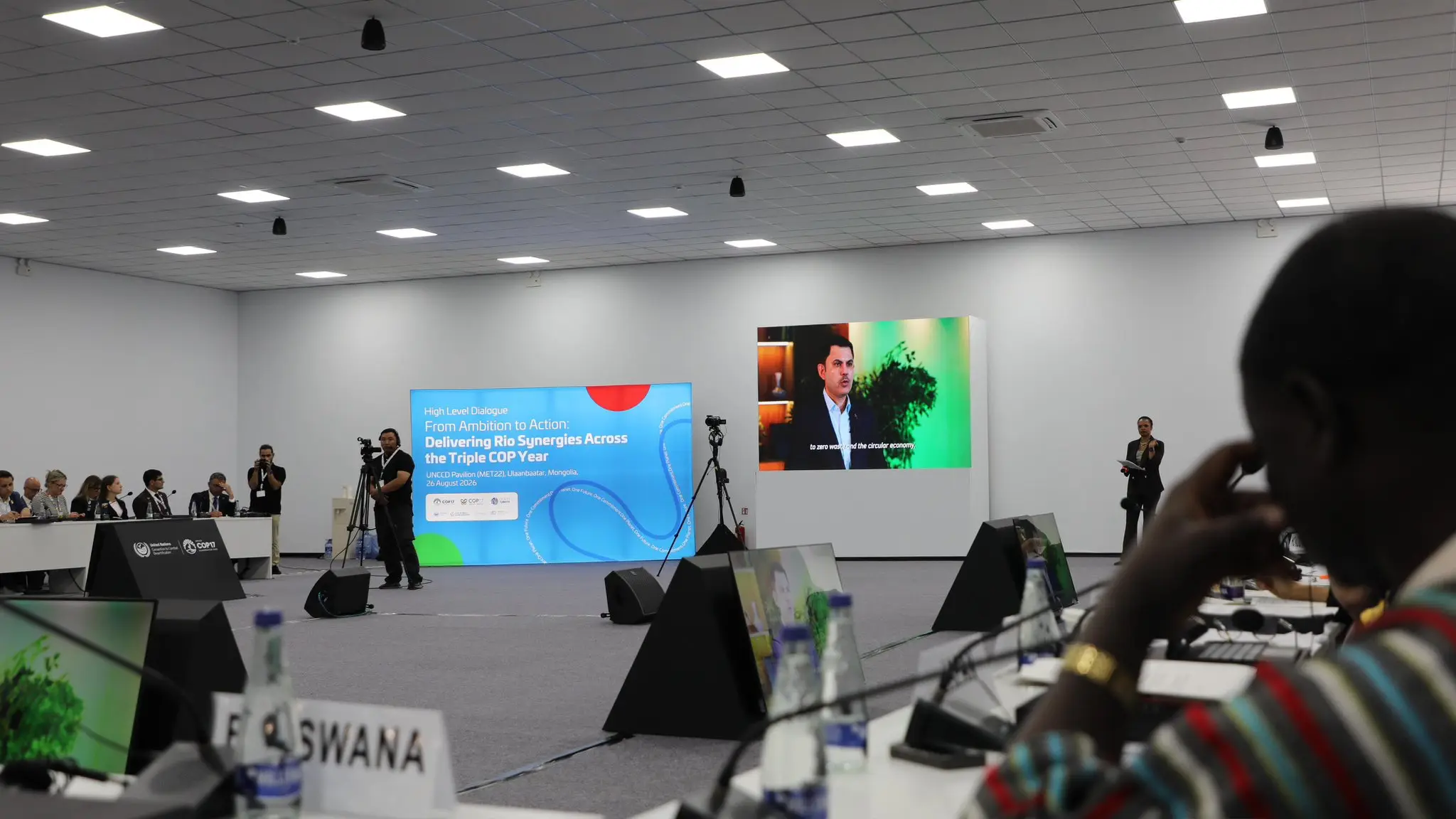 Murat Kurum, Moğolistan'daki Konferansa Video ile Katıldı