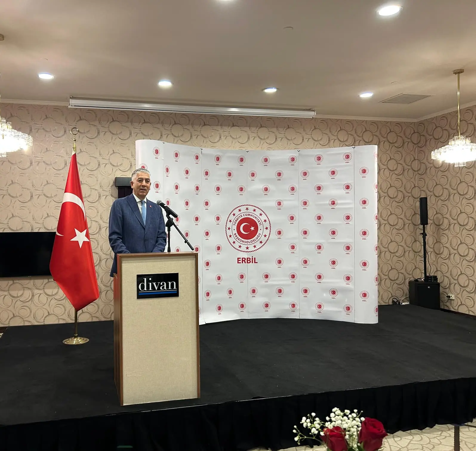 H. Ali Özel, Erbil'deki Türk toplumu ile buluştu