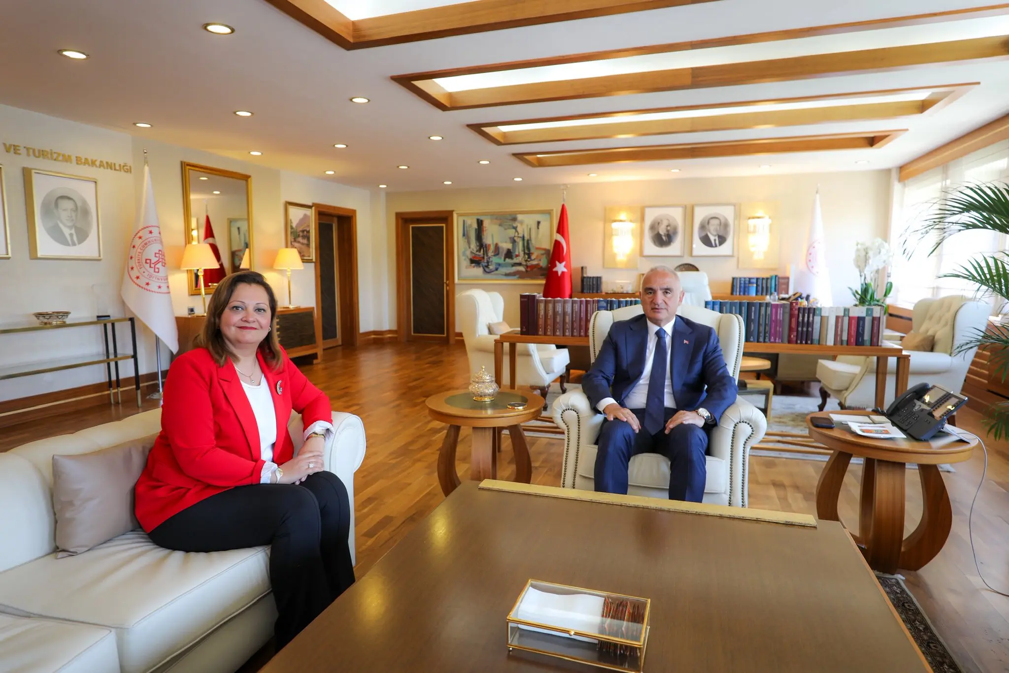 Kültür ve Turizm Bakanı ile görüşme yapıldı