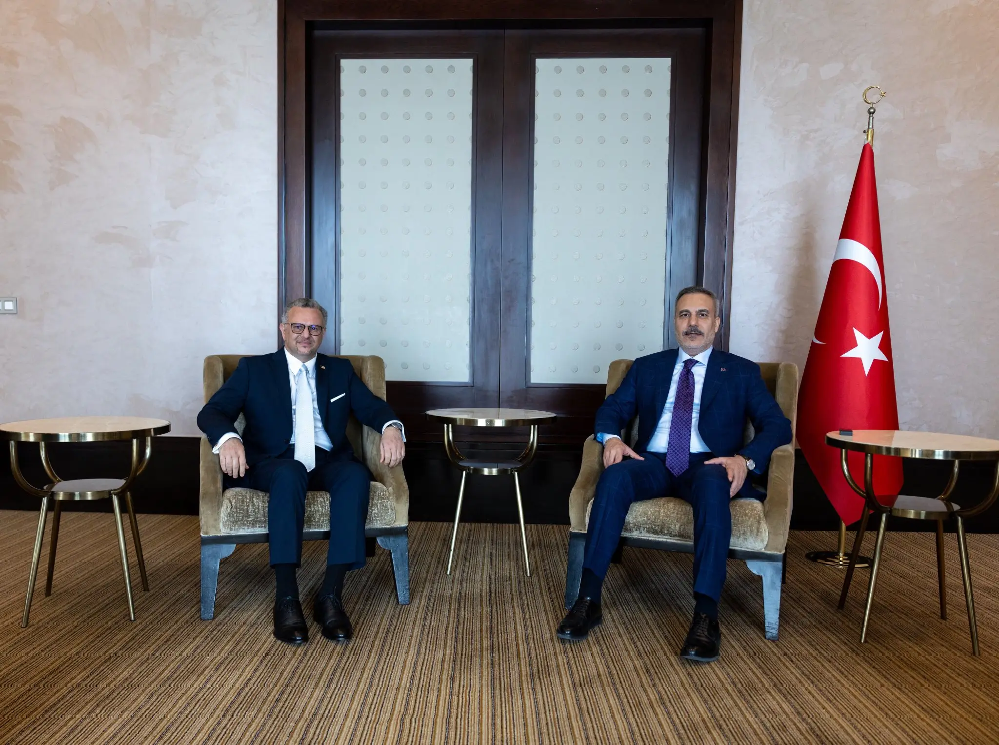 Hakan Fidan, Massad Fares Boulos'u kabul etti