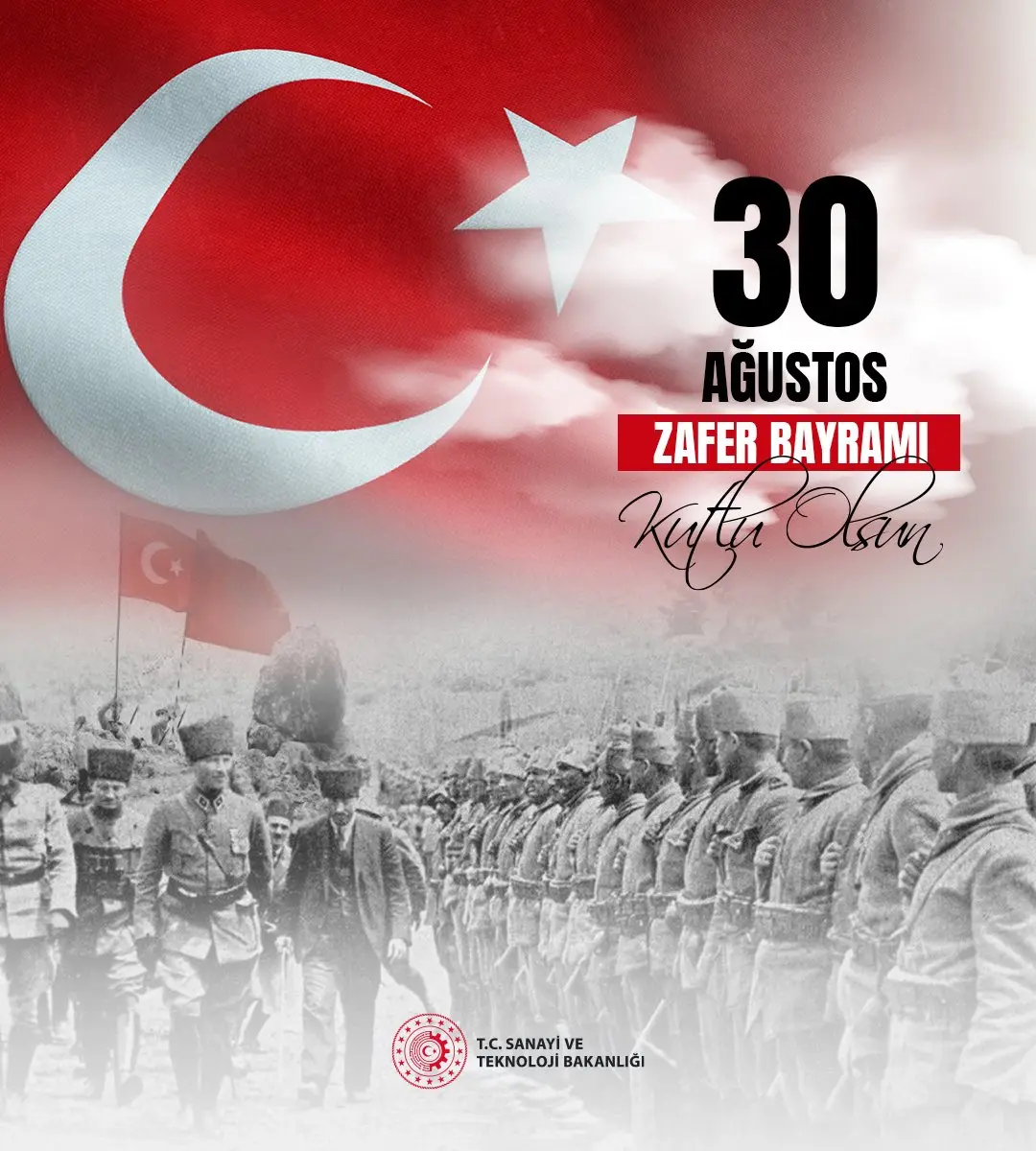 30 Ağustos Zafer Bayramı'nda anma mesajı