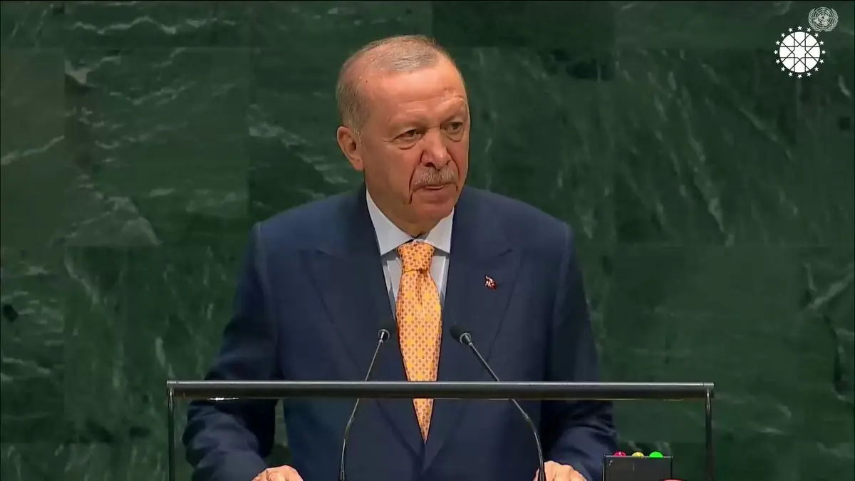 Erdoğan, BM Genel Kurulu'nda Gazze'yi eleştirdi