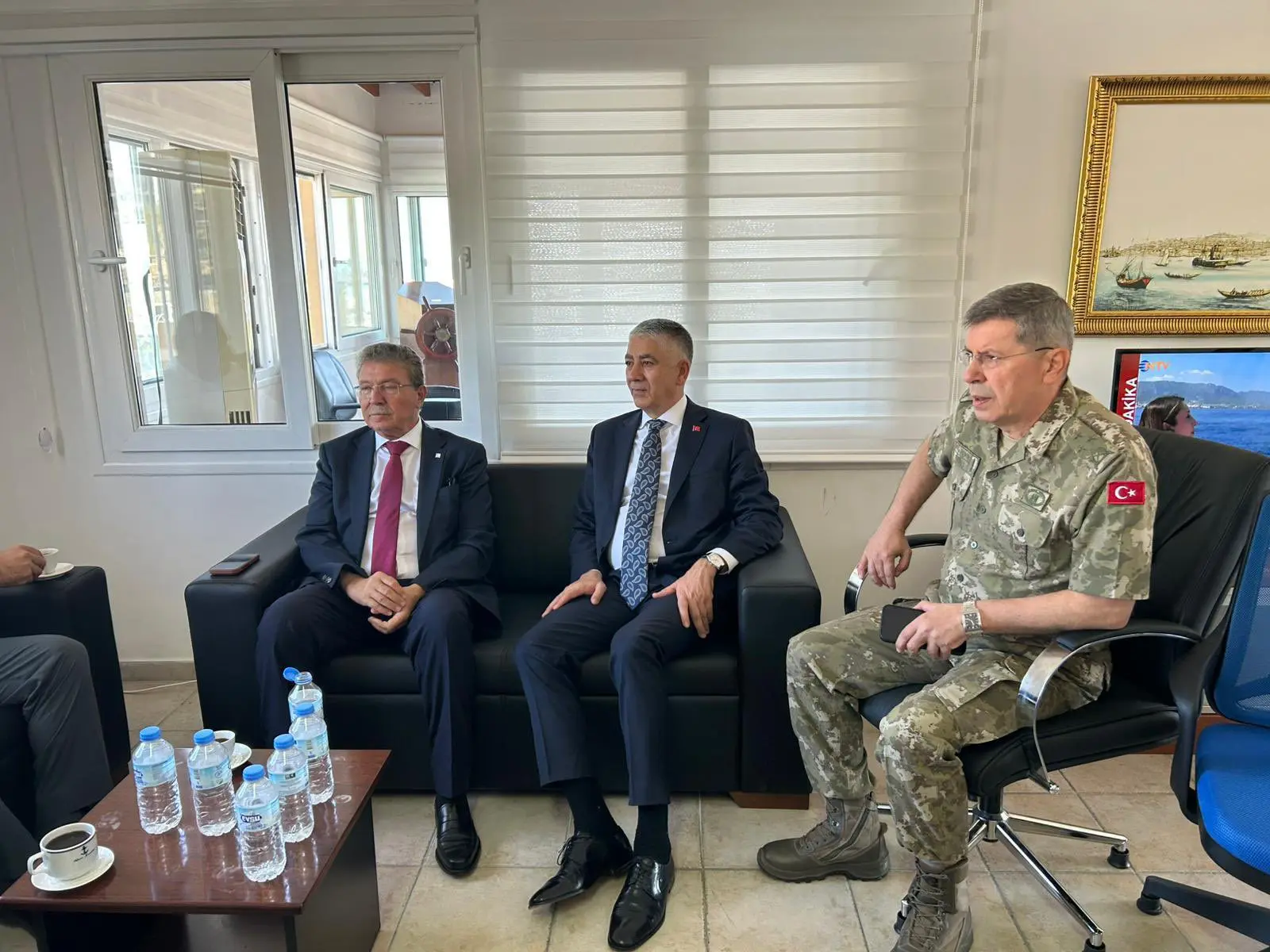 Deputy Minister visits TRNC after ship accident