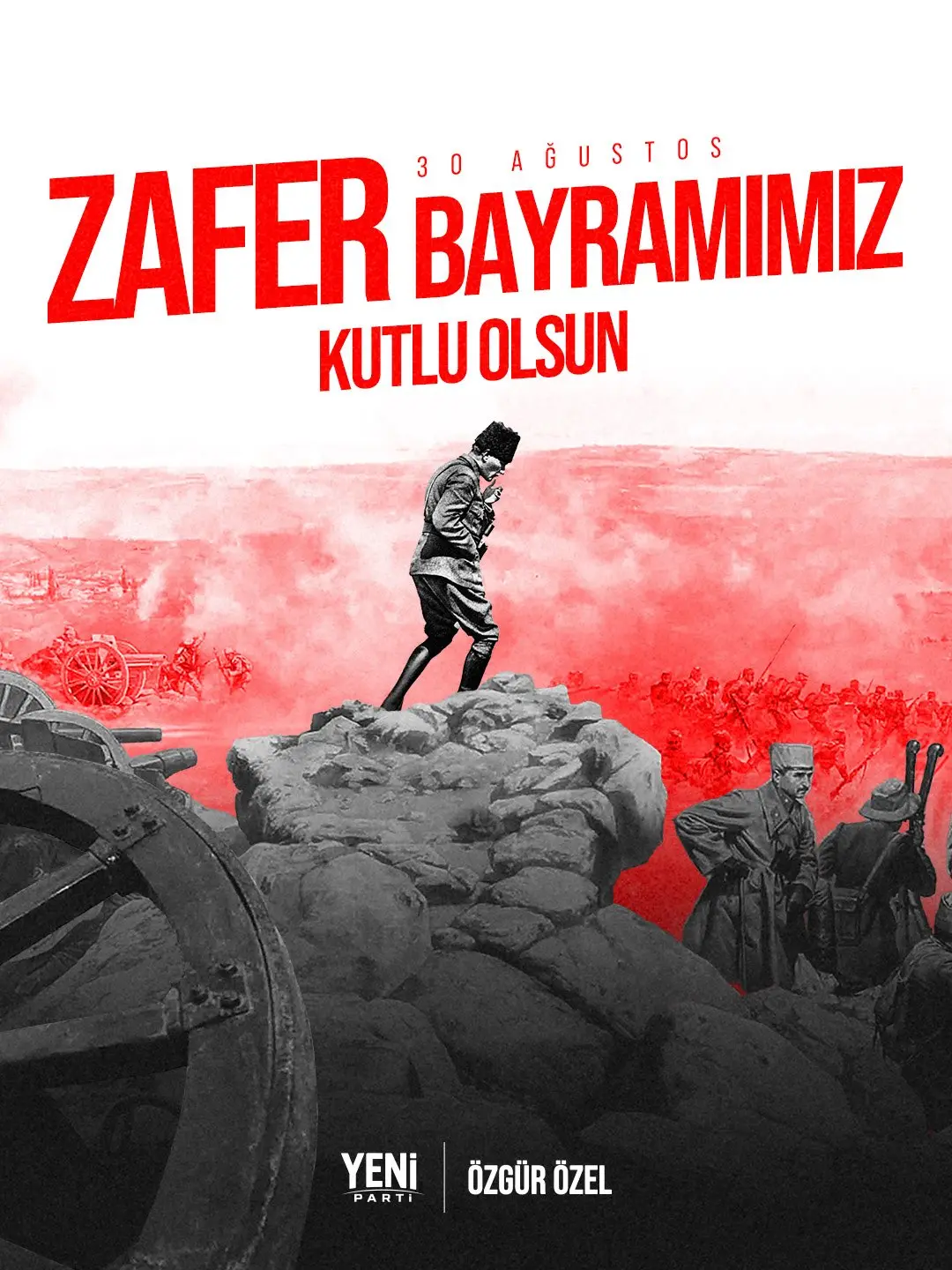 30 Ağustos Zafer Bayramı'nda Atatürk anıldı