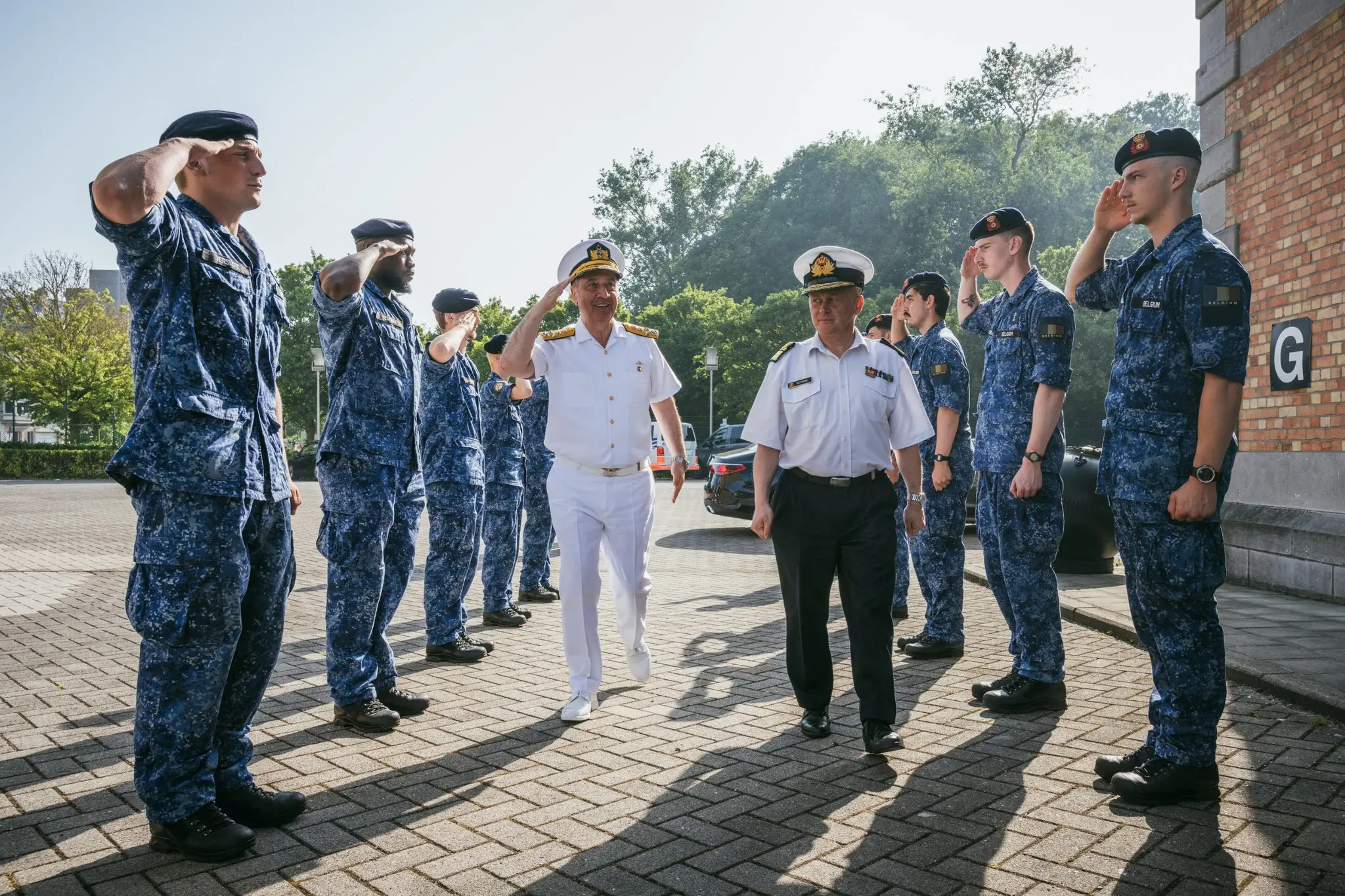 Amiral Ercüment Tatlıoğlu, Belçika'da resmi ziyarette bulundu