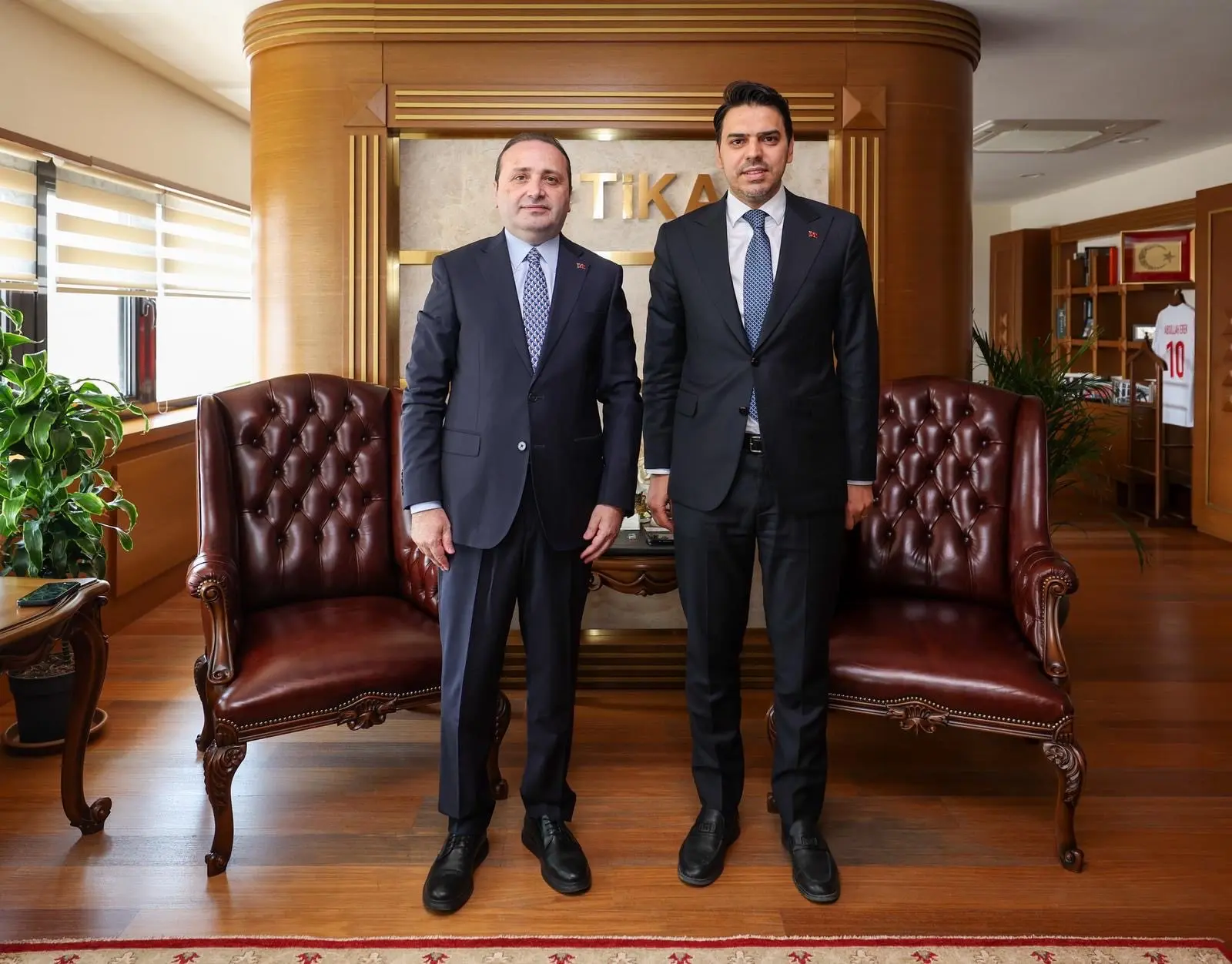 TİKA Başkanı ile Bakan Yardımcısı toplantı gerçekleştirdi