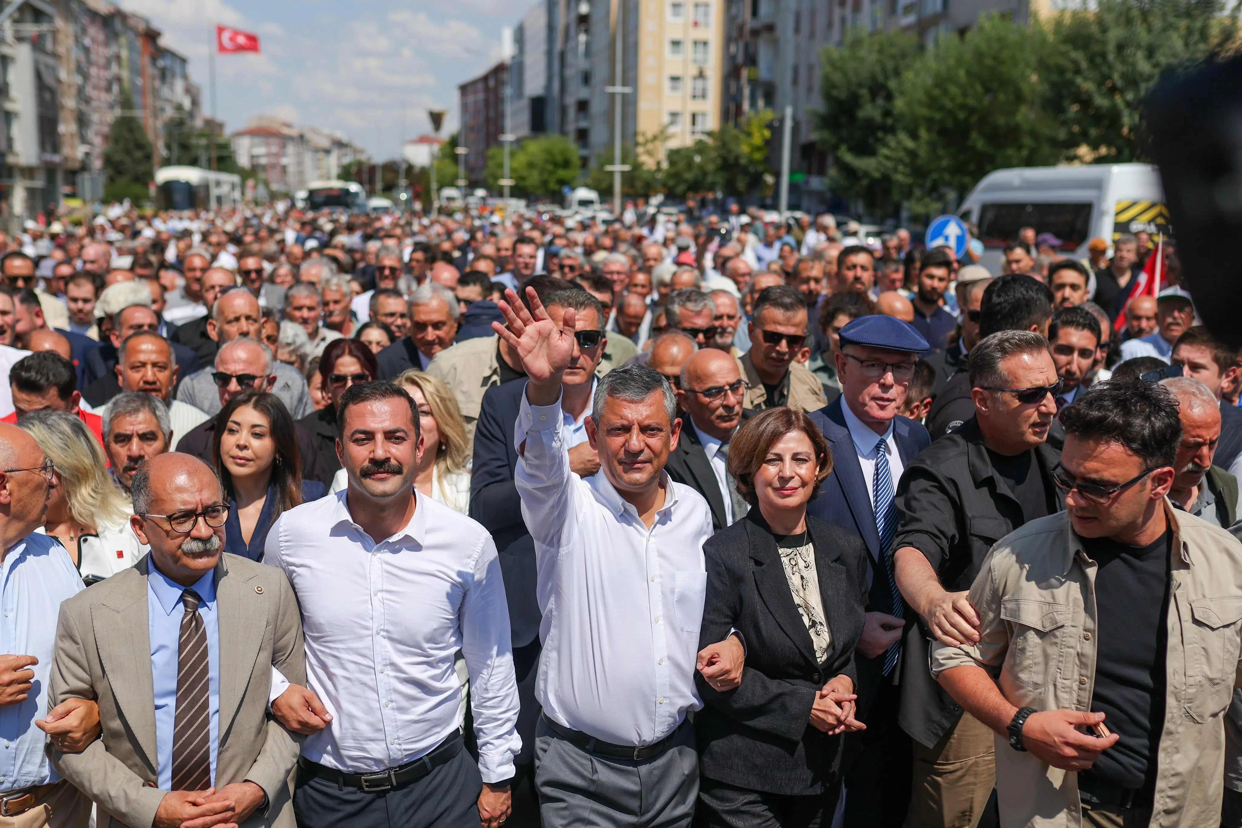 Eskişehir'de Hamamyolu Caddesi'nde yürüyüş düzenlendi