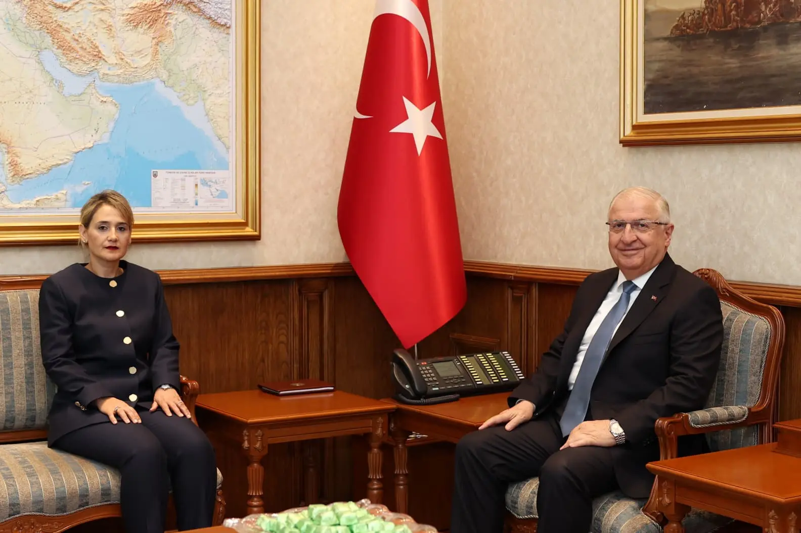 Yaşar Güler, Moldova Büyükelçisini kabul etti