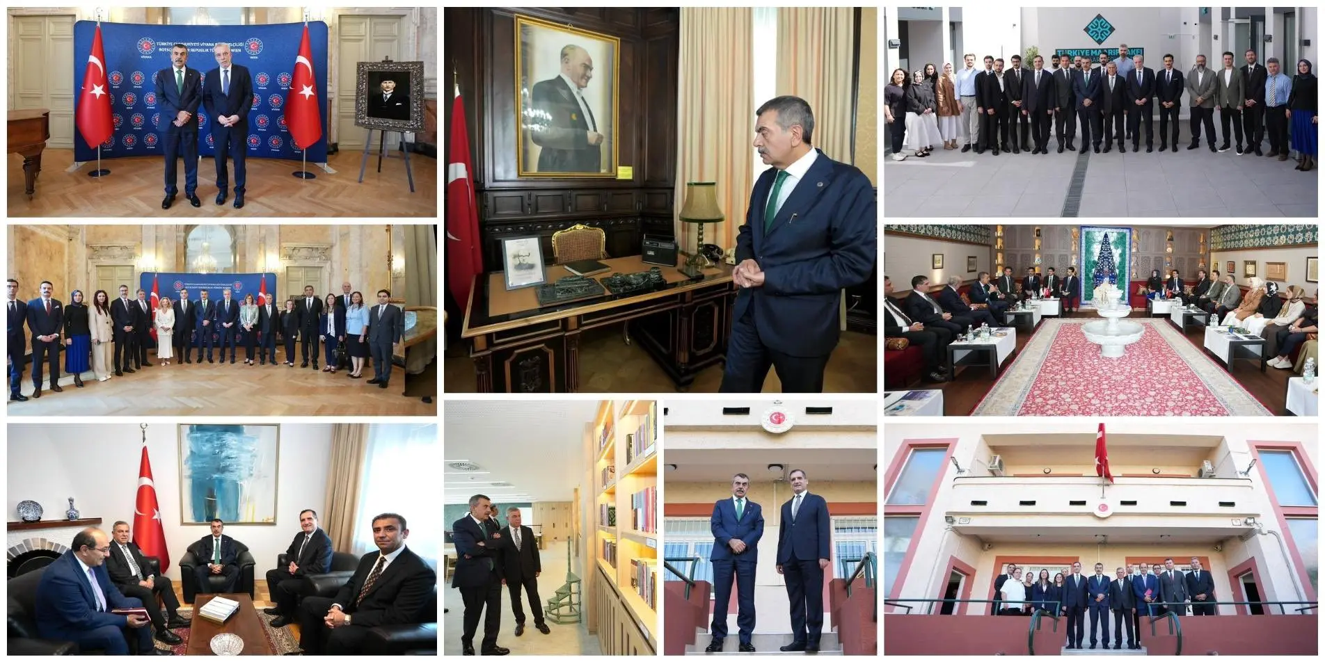 Millî Eğitim Bakanı Tekin, Viyana ve Bratislava'yı ziyaret etti