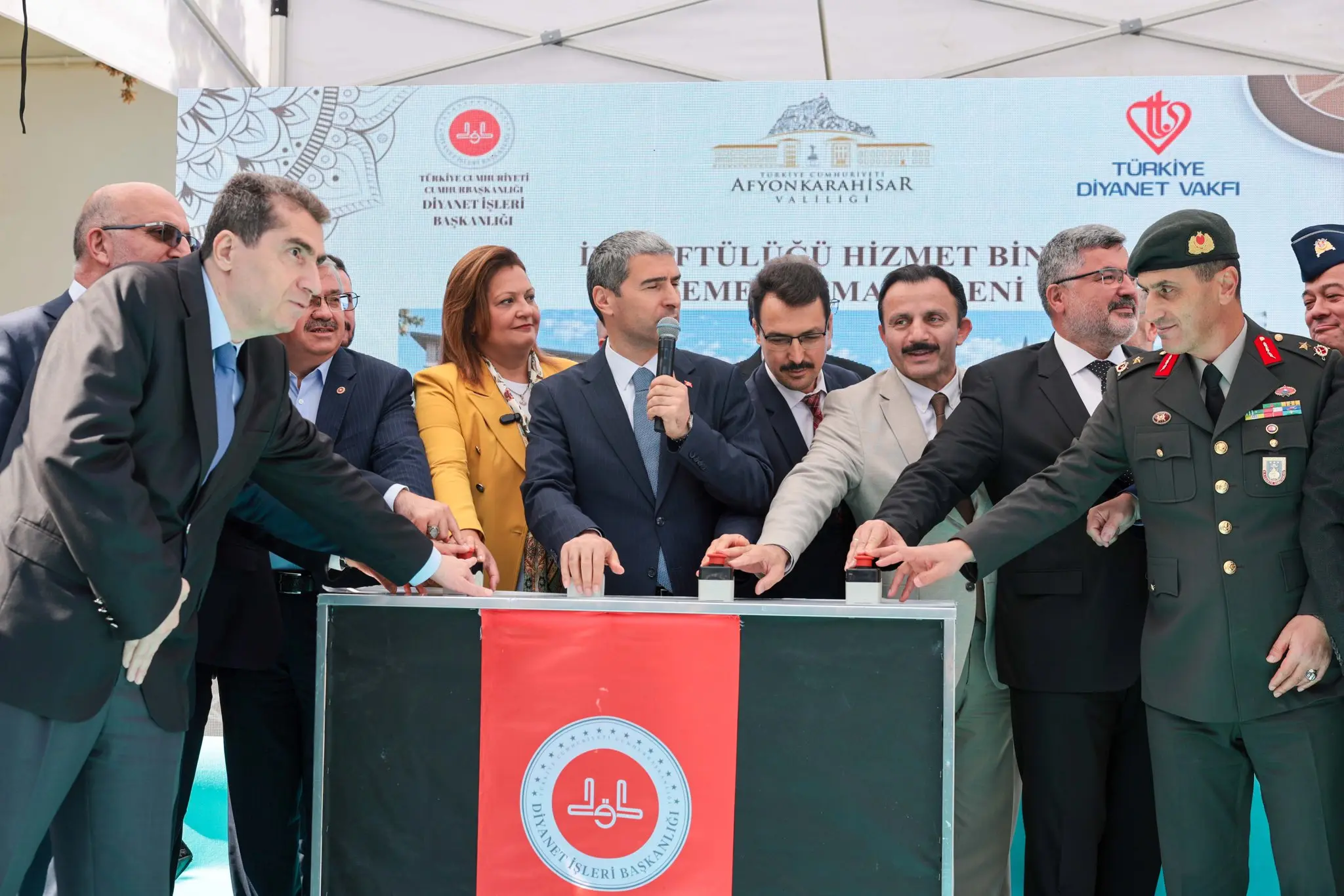 Afyonkarahisar'da İl Müftülüğü Hizmet Binası Temeli Atıldı