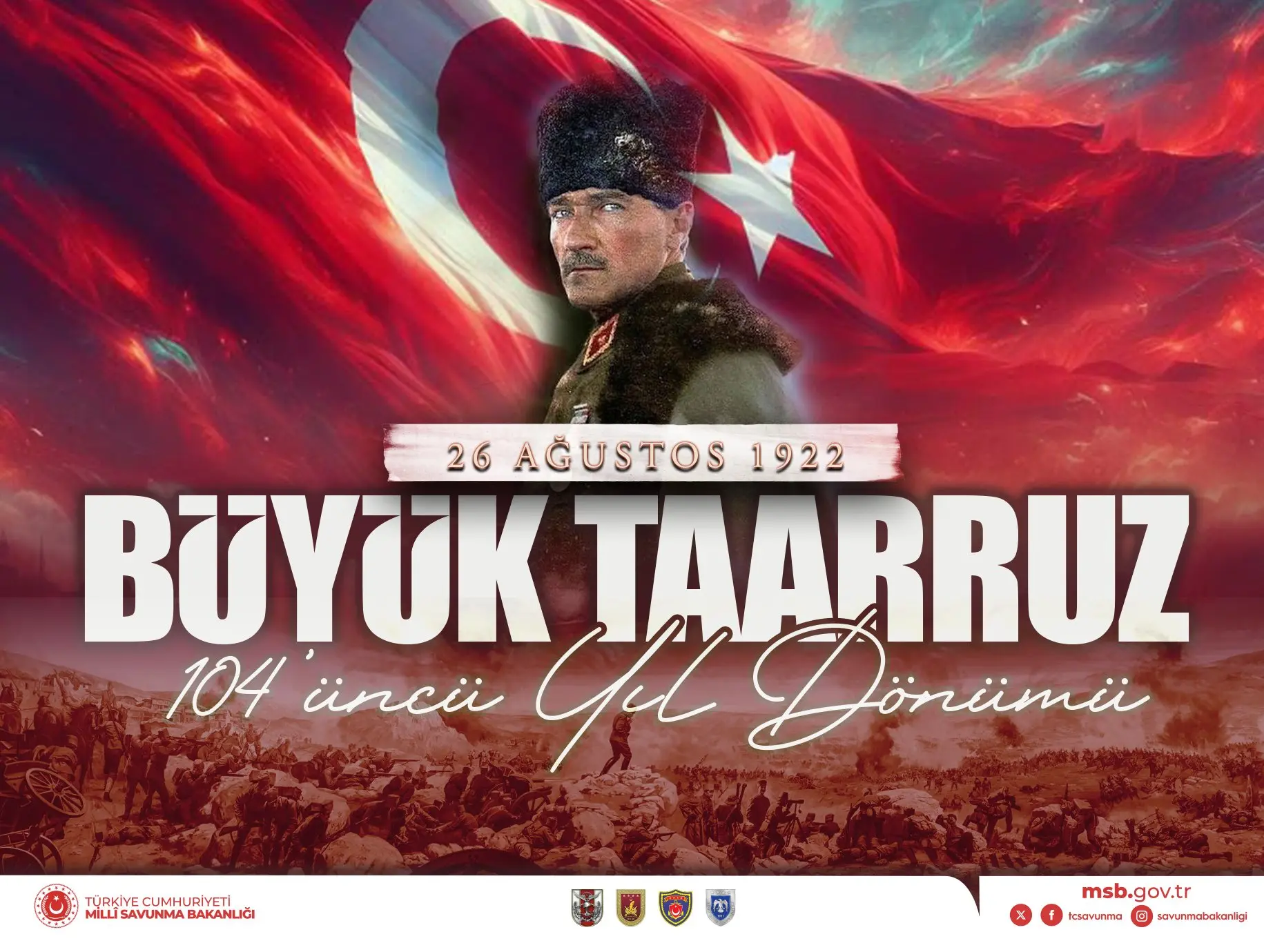 Büyük Taarruz'un 104. yılı anma etkinlikleri