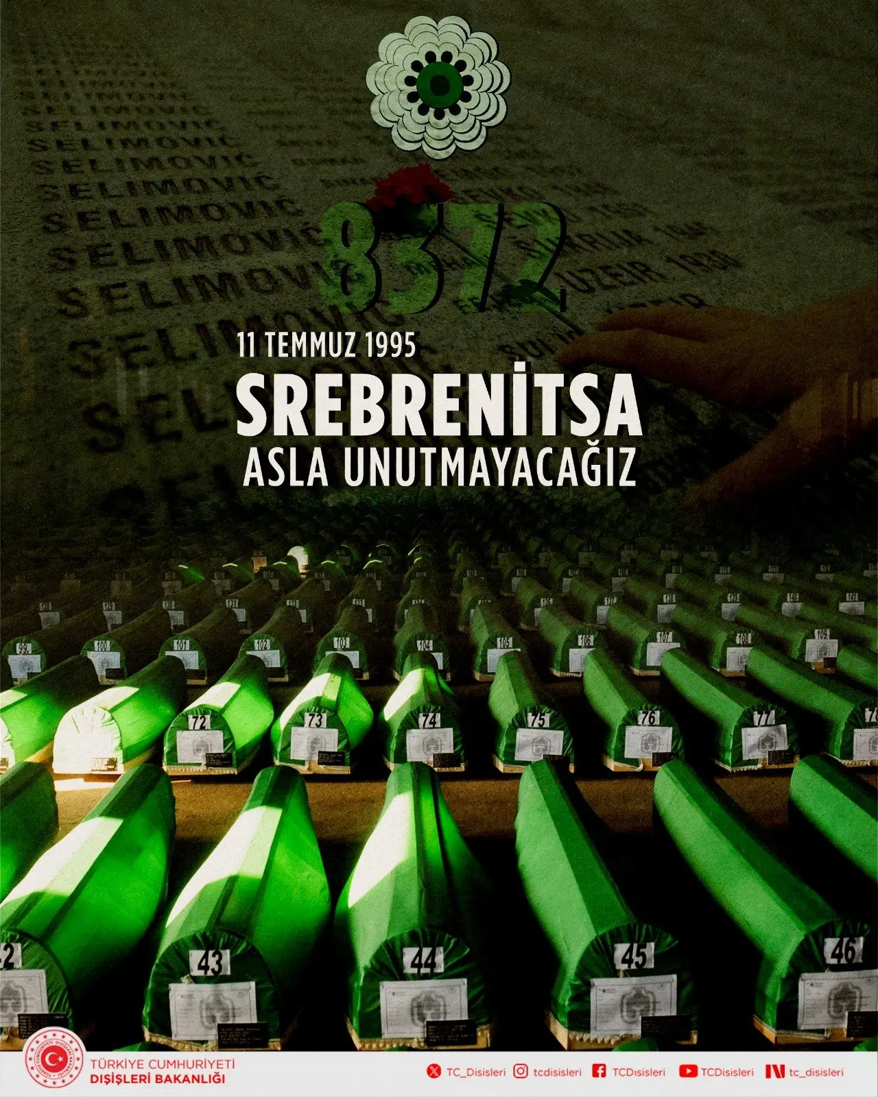 Srebrenitsa Soykırımı'nda anma etkinlikleri düzenlendi