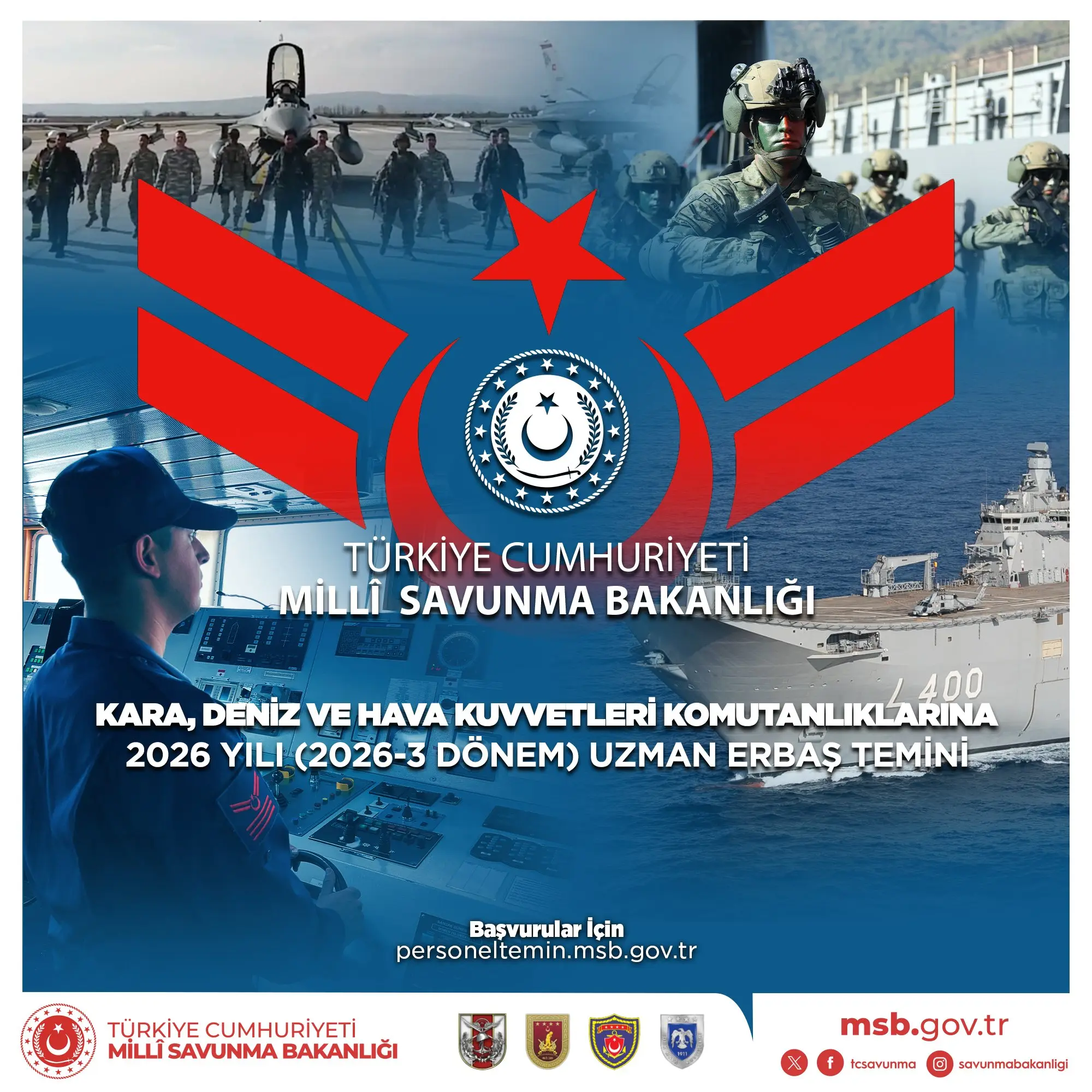 2026 Yılı Askeri Personel Başvuruları Devam Ediyor