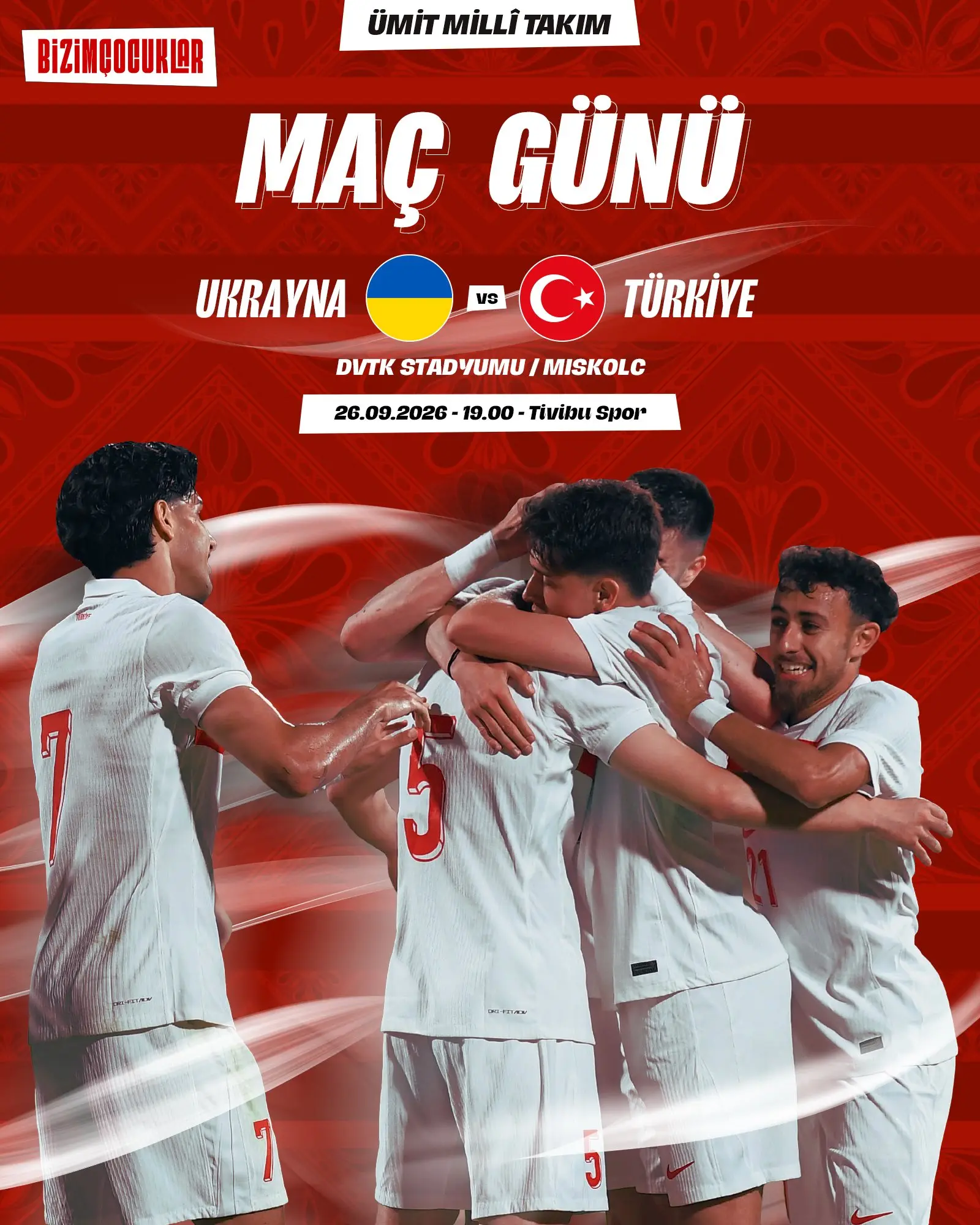 Türkiye U21 Takımı, Ukrayna ile Maç Yapacak