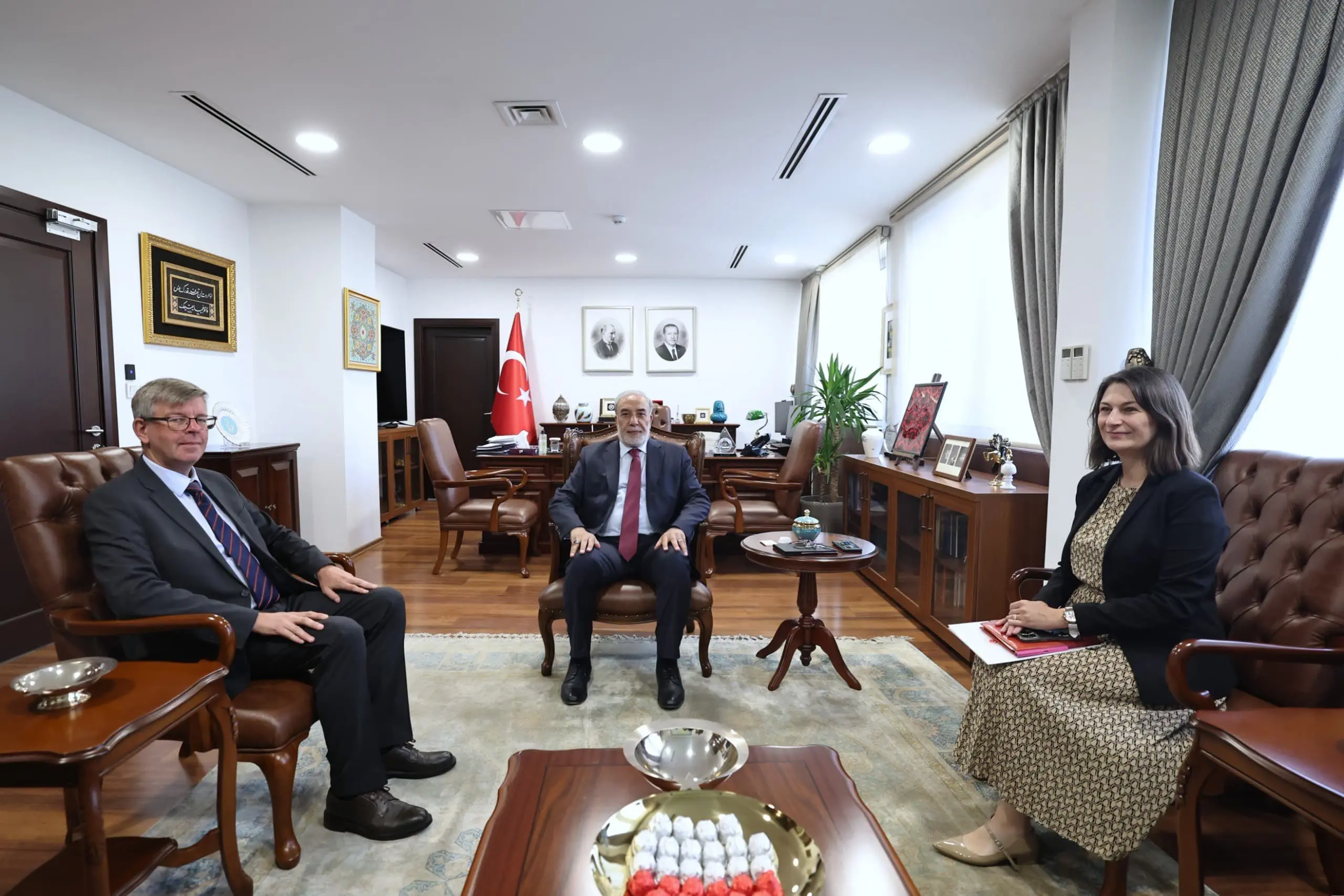 Musa Kulaklıkaya, Litvanya Büyükelçisi'ni kabul etti