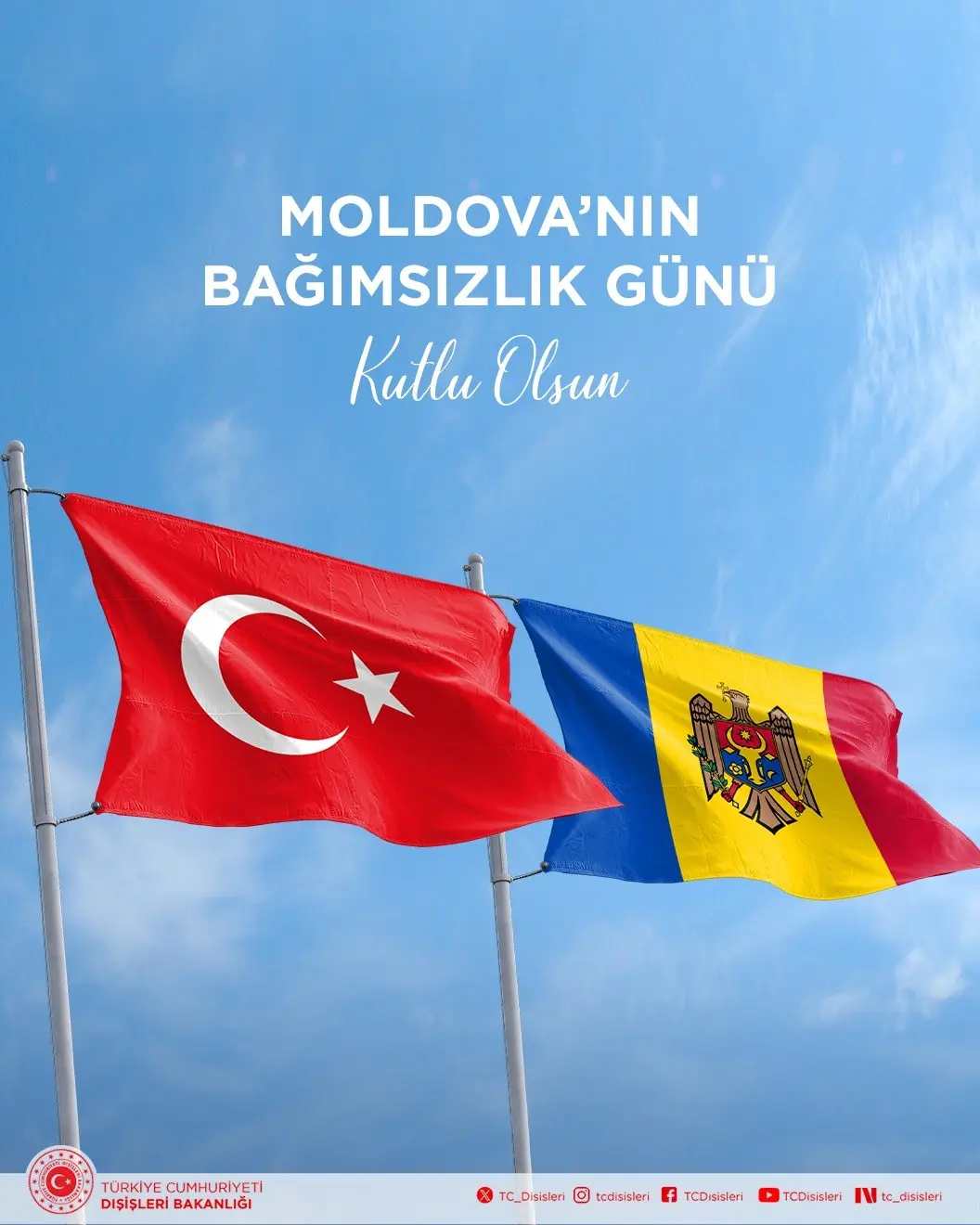 Moldova'nın bağımsızlığının 35. yılı kutlandı