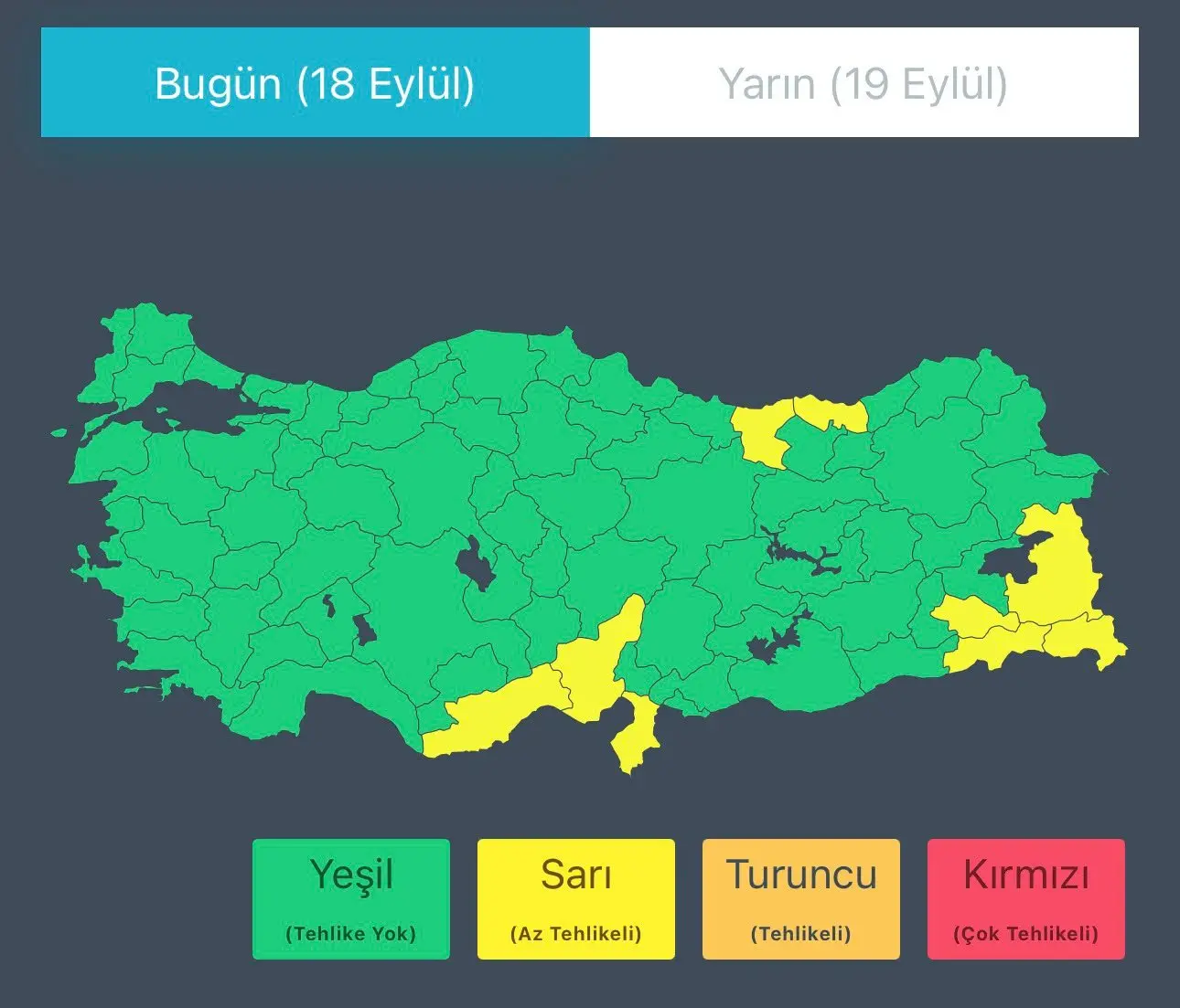 Mersin, Adana ve Hatay'da fırtına bekleniyor