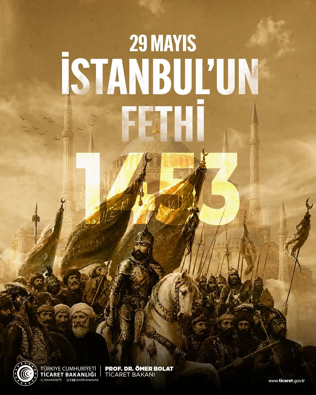İstanbul'un Fethi'nin 573. Yılı Kutlandı