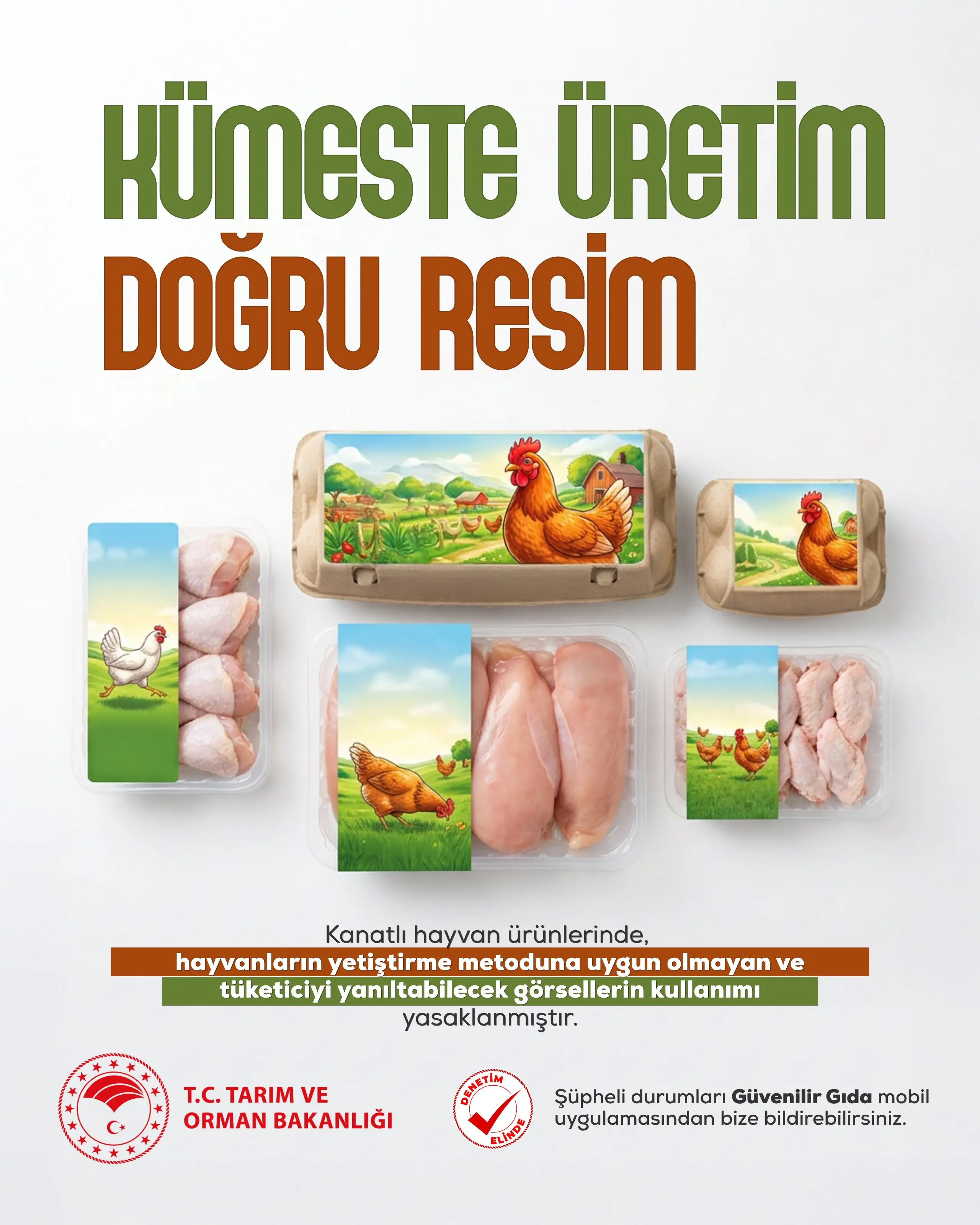 Yumurta ve tavuk etinde şeffaflık dönemi başladı