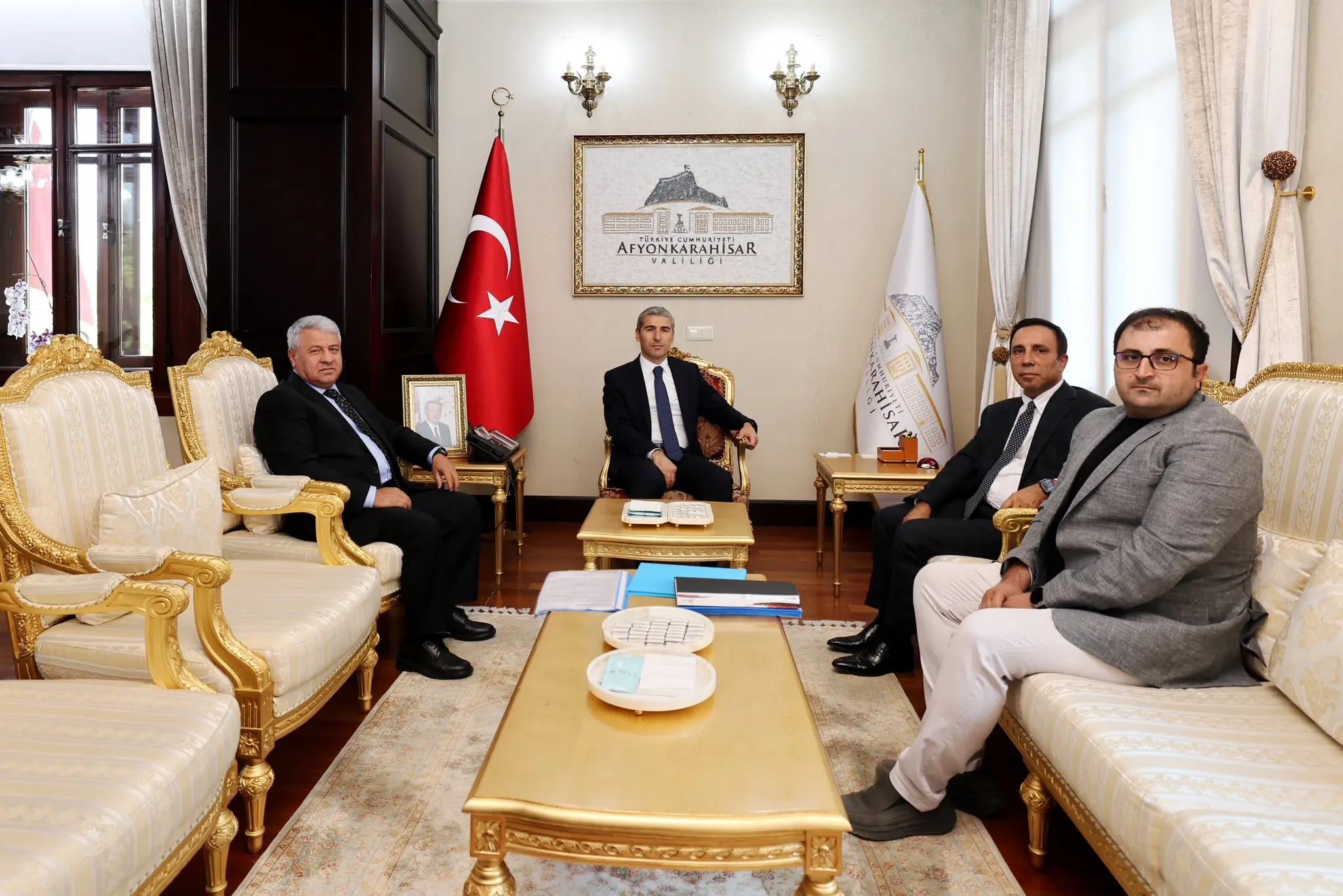 Vali Naci Aktaş'ı çeşitli yetkililer ziyaret etti