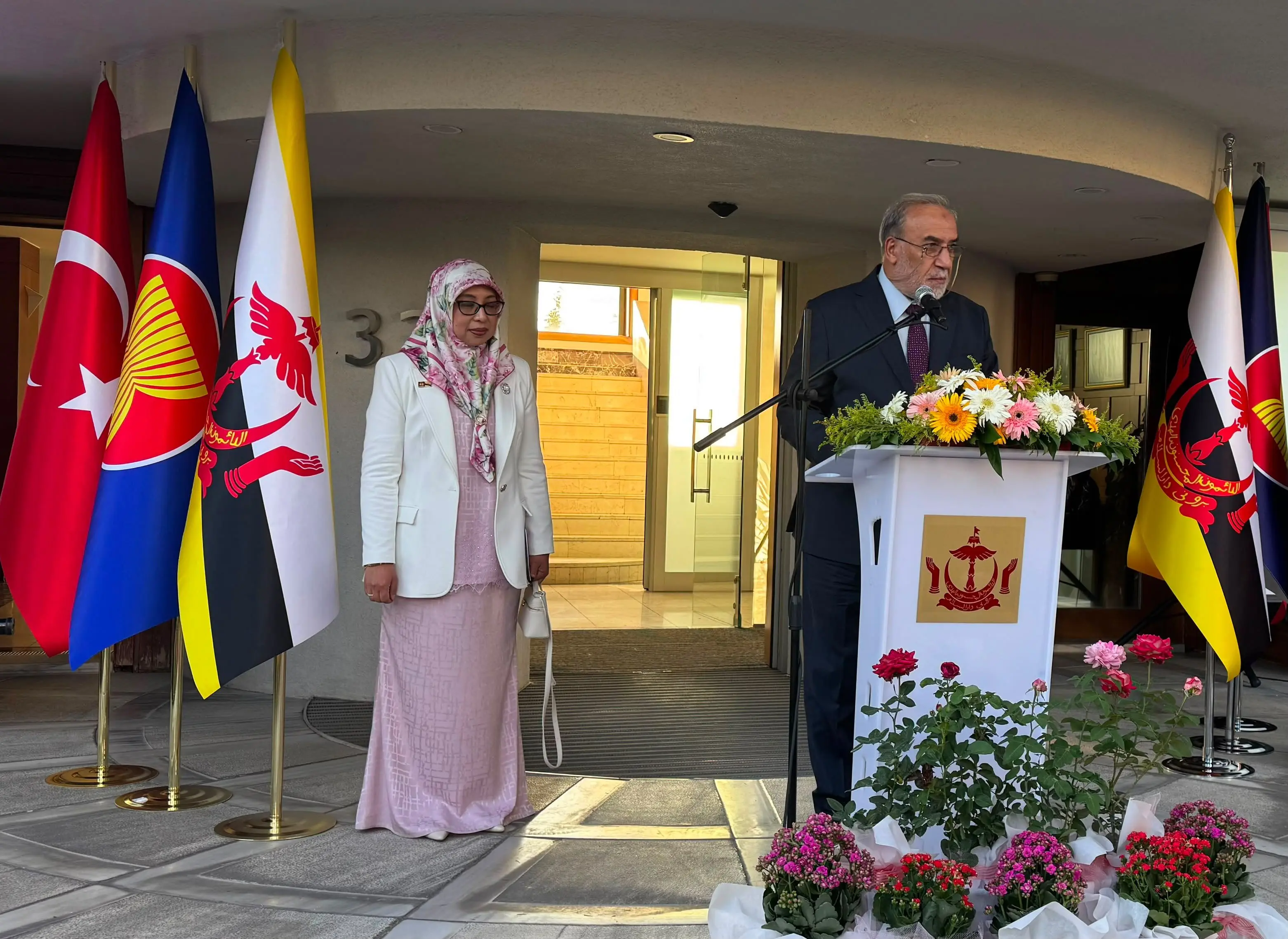 Musa Kulaklıkaya, Brunei Sultanı'nın doğum günü resepsiyonuna katıldı
