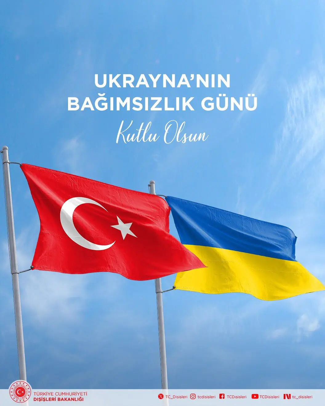 Ukrayna'nın 35. Bağımsızlık Günü Kutlanıyor