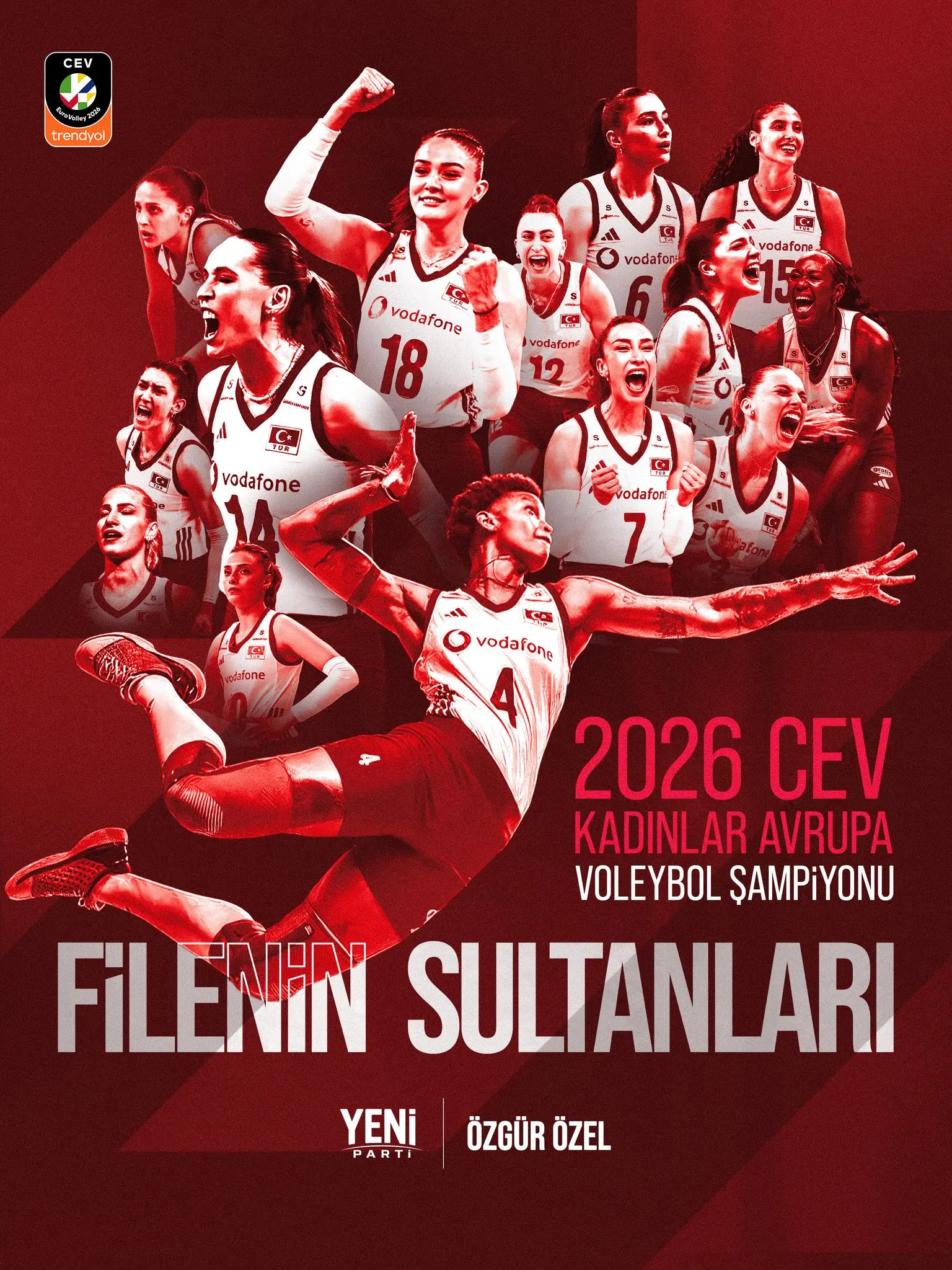 Voleybol Kraliçeleri İtalya'yı Yenerek Şampiyon Oldu