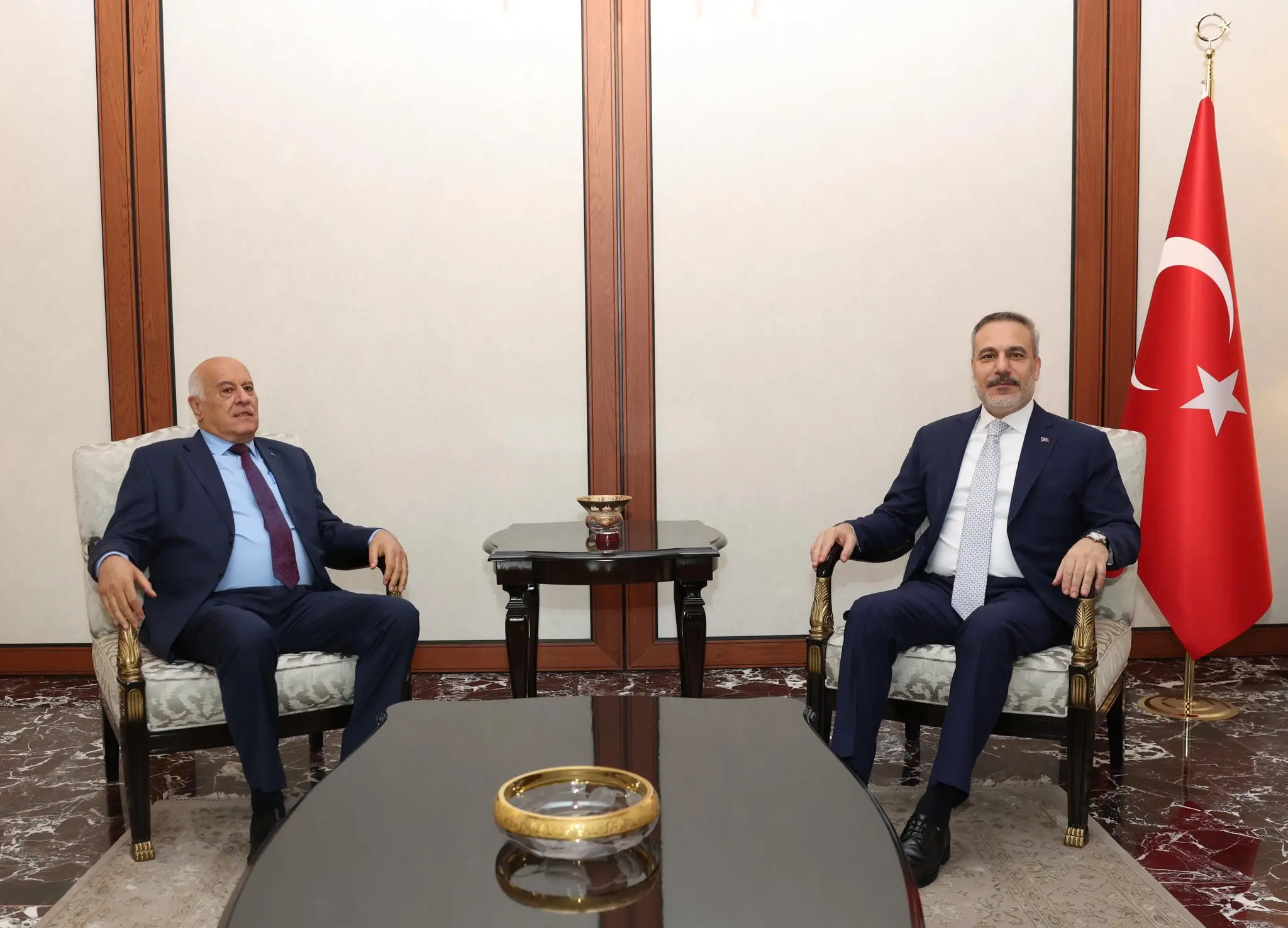 Hakan Fidan, Cibril Racub'u Ankara'da ağırladı