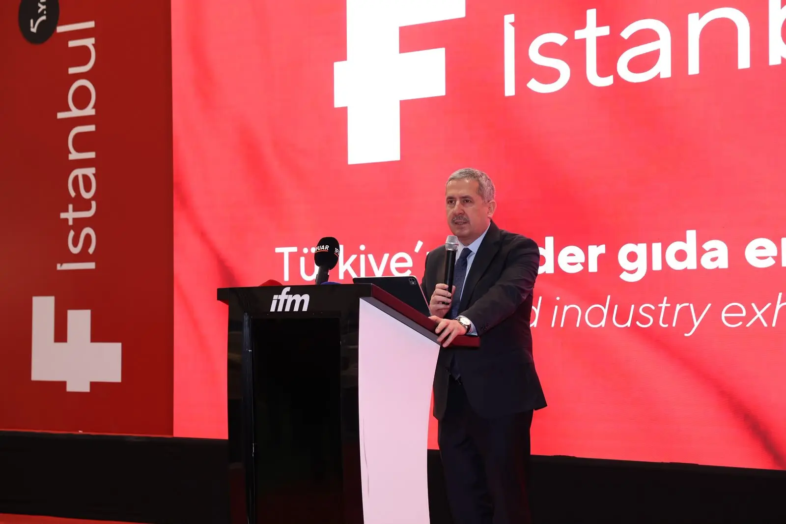 Mahmut Gürcan, İstanbul Uluslararası Gıda Fuarı'na katıldı