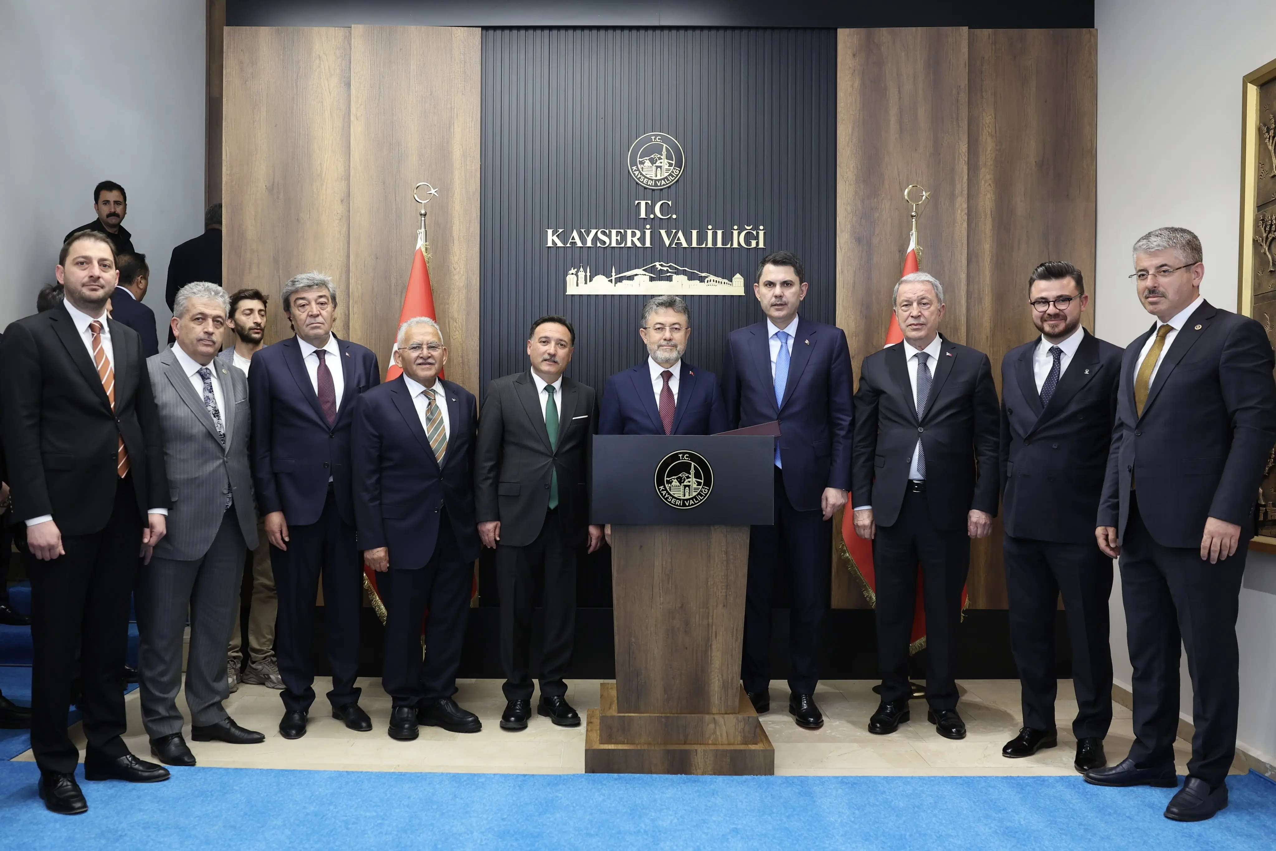 Bakanlar Kayseri Valiliği'ni Ziyaret Etti