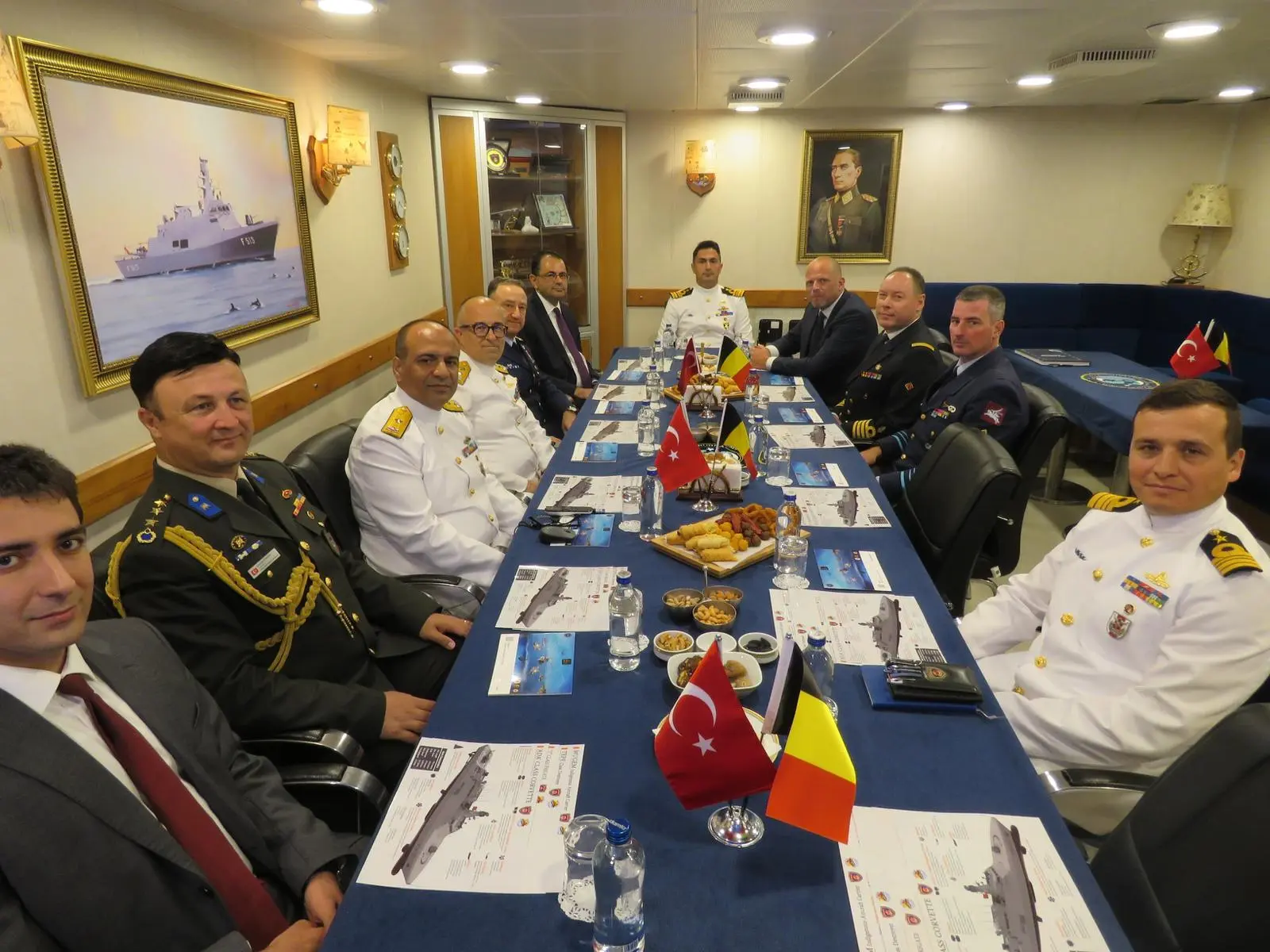 TCG Burgazada, Belçika Donanma Günü'nde liman ziyareti gerçekleştirdi