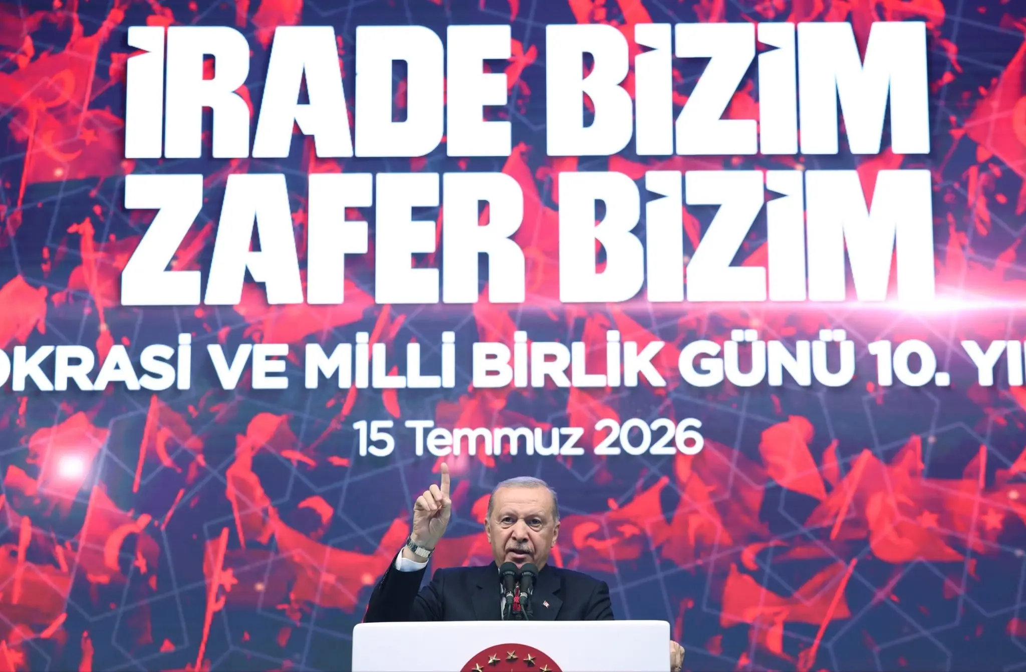 Cumhurbaşkanı Erdoğan 15 Temmuz programına katıldı