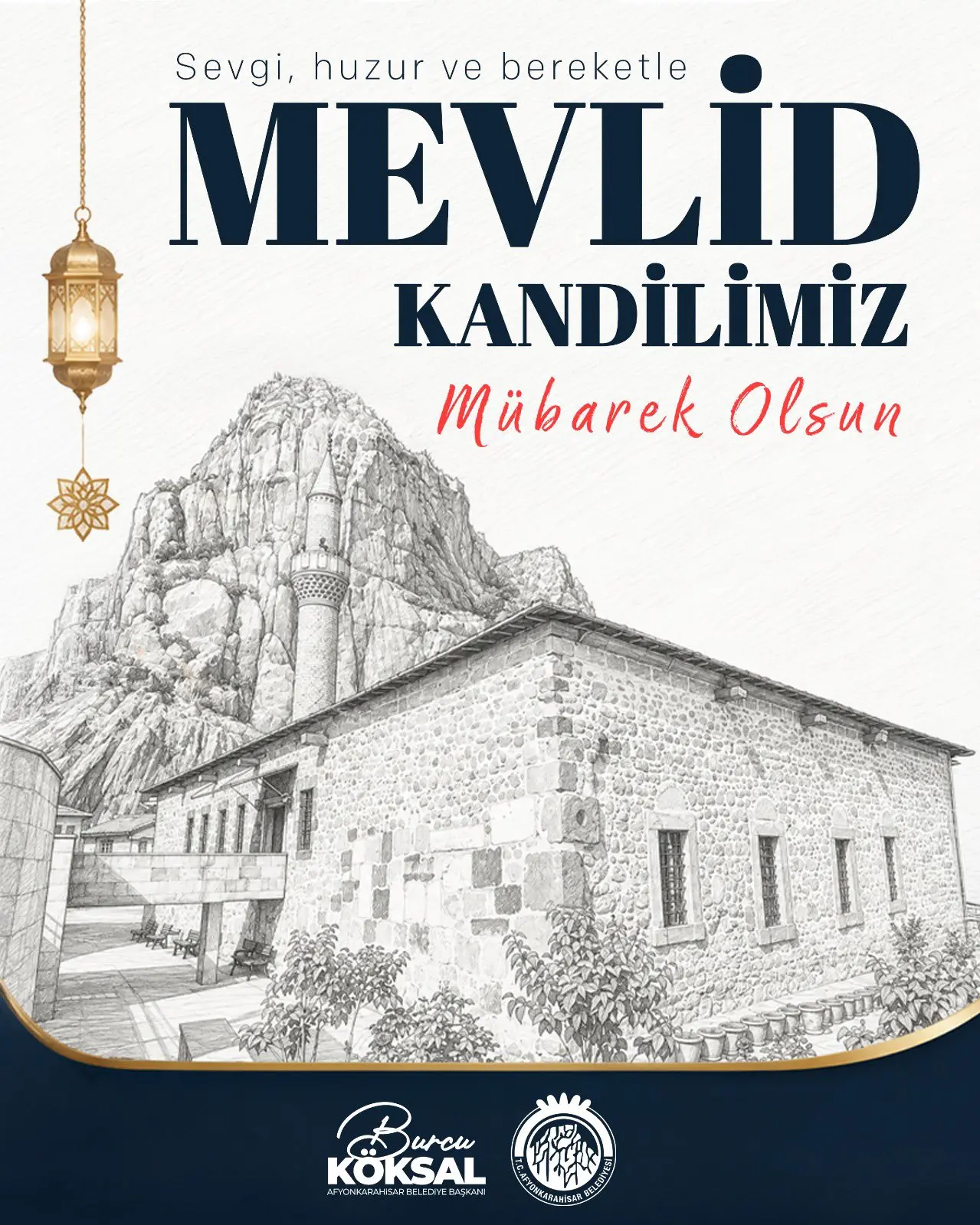 Mevlid Kandili için sağlık ve barış dileği