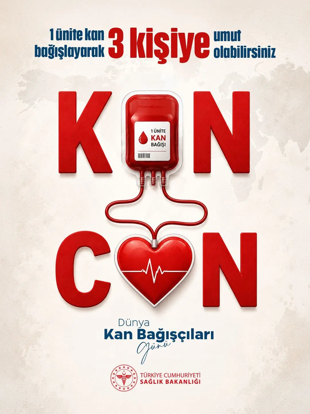 Bir ünite kan ile 3 kişiye umut olma fırsatı