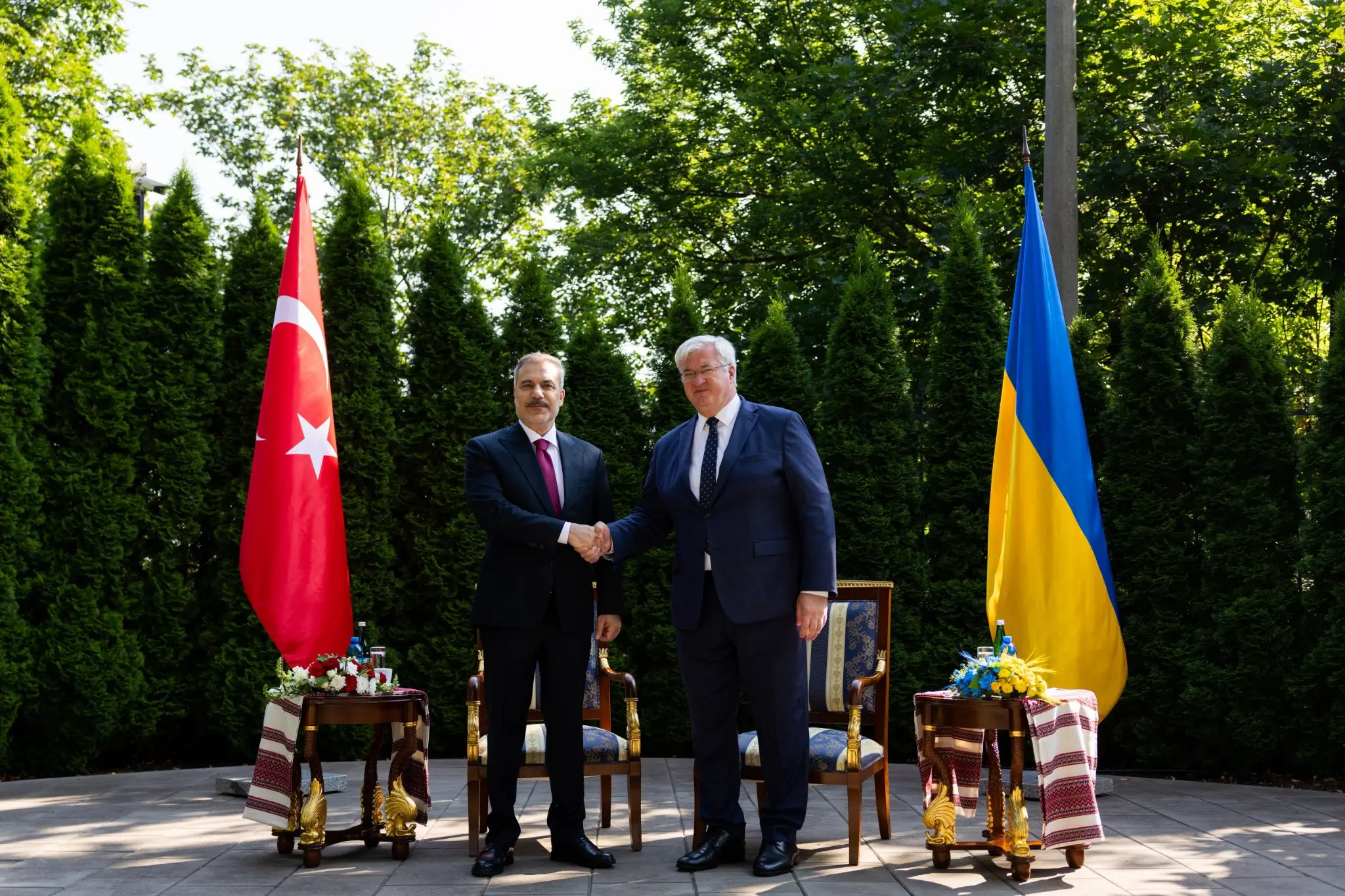 Hakan Fidan, Ukraynalı mevkidaşıyla görüştü