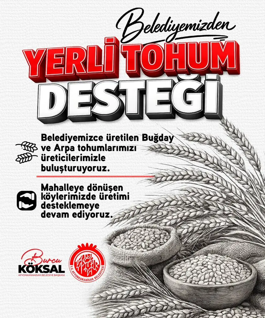 Yerel tohum üreticilerine destek sağlanıyor