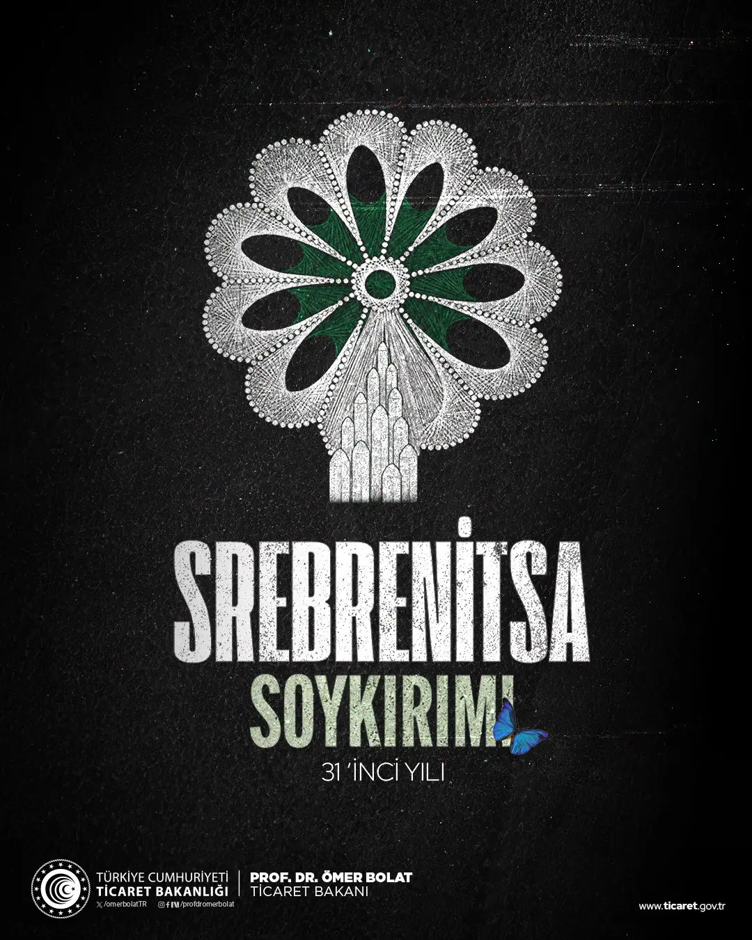 Srebrenitsa Katliamı'nın Yıldönümünde Anma Mesajı