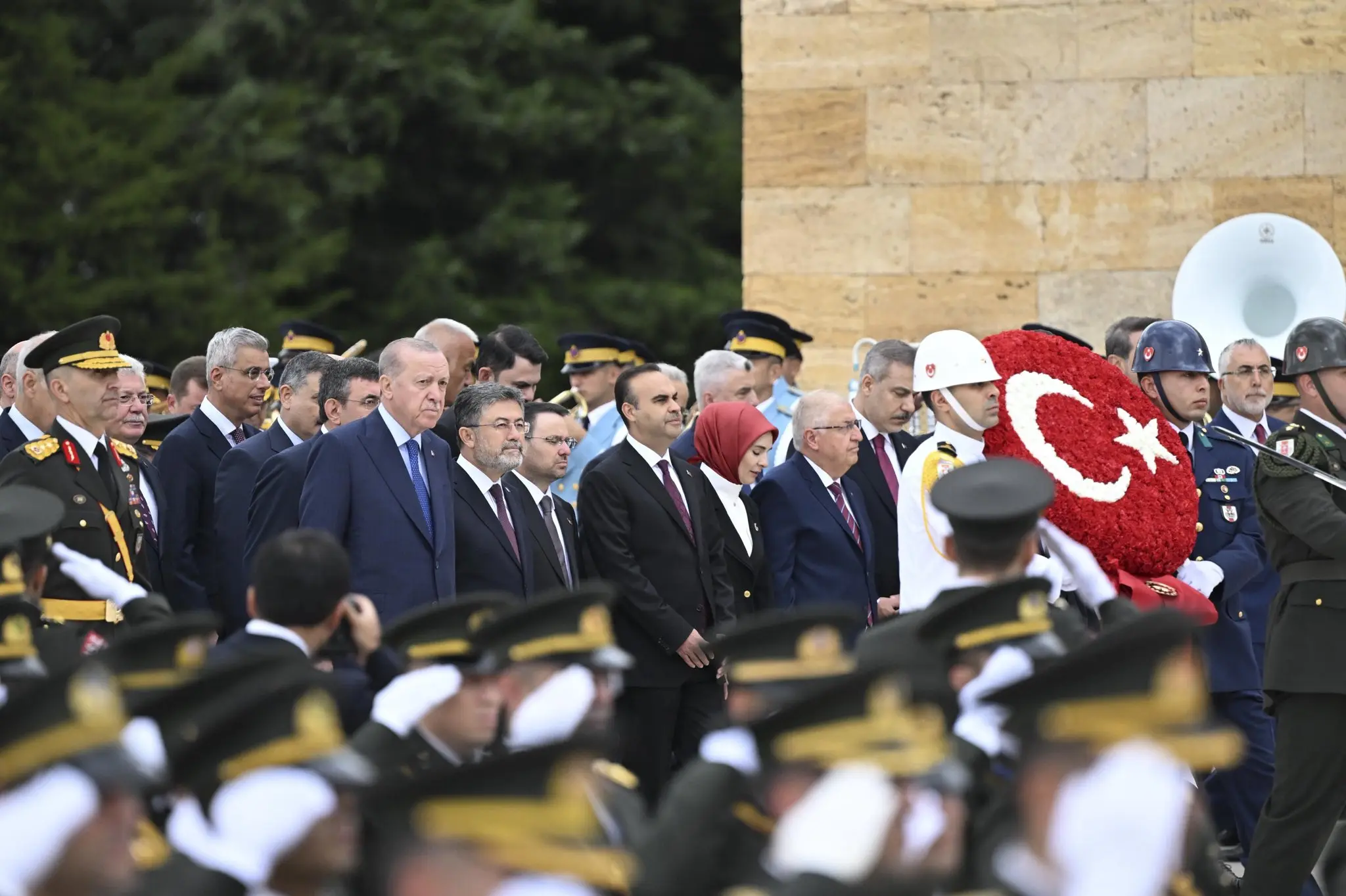 30 Ağustos Zafer Bayramı Anıtkabir'de Kutlandı