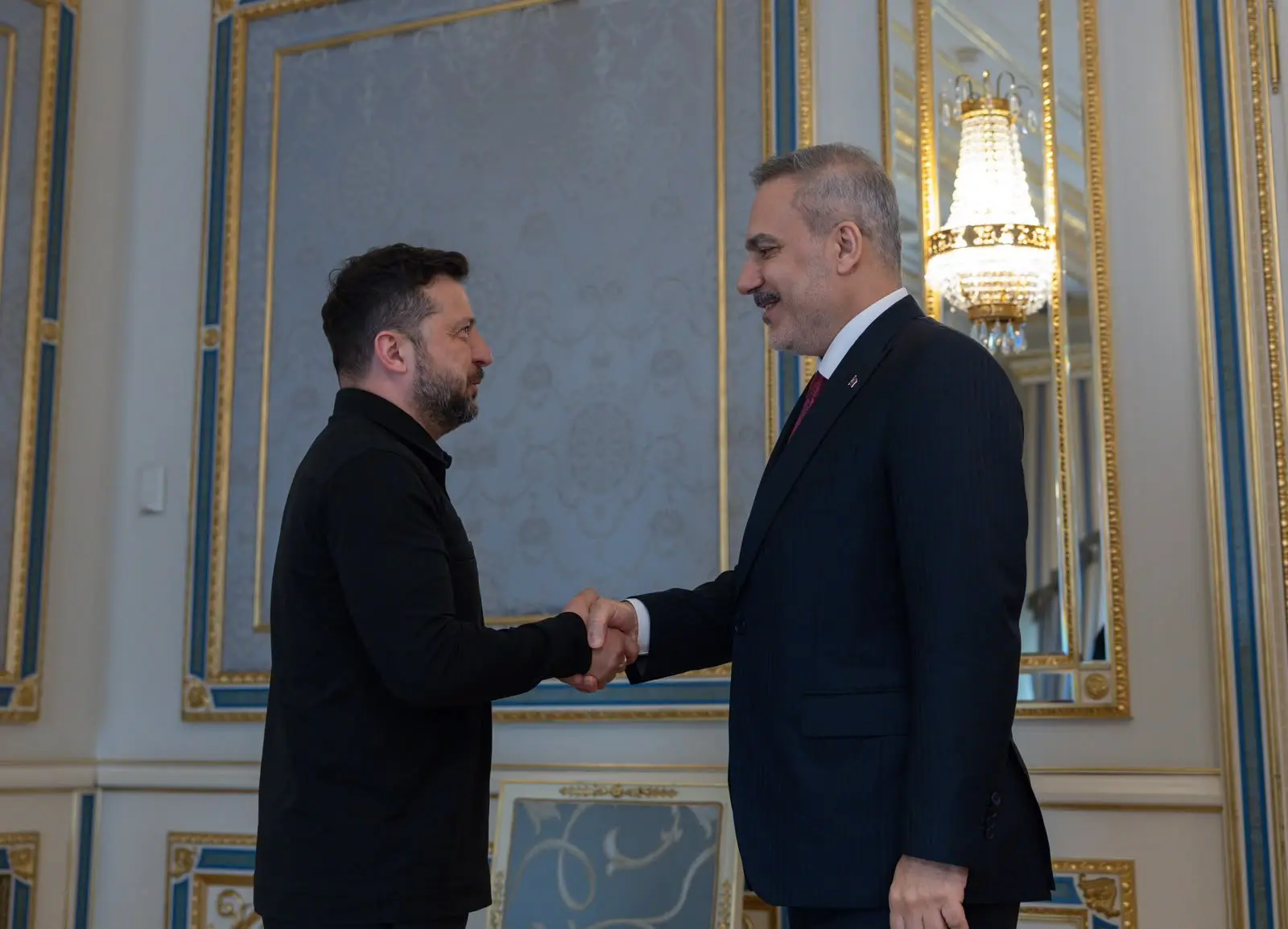 Hakan Fidan, Zelenskyy ile Kyiv'de buluştu
