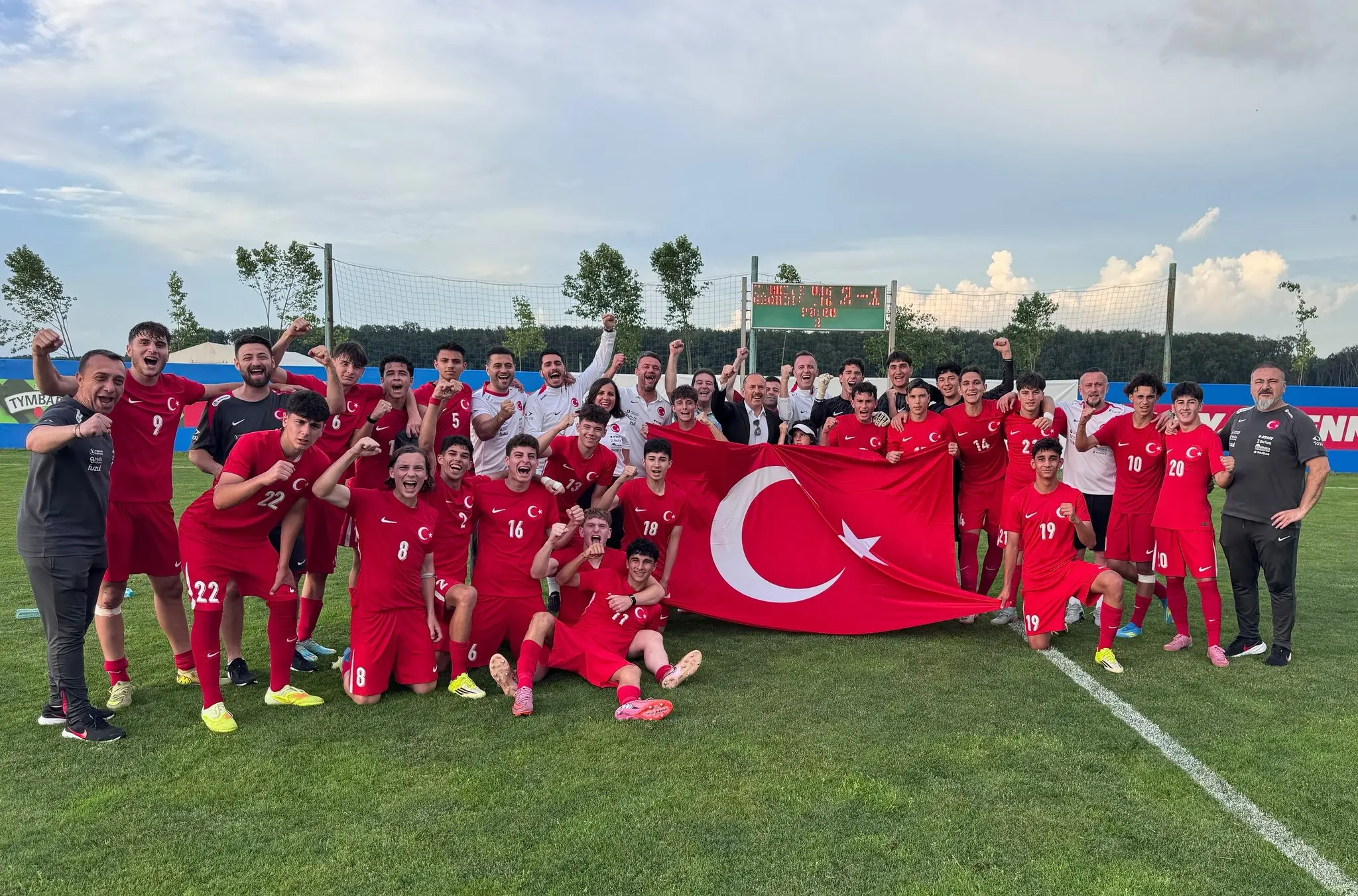 U16 Milli Takım, Gürcistan'ı 2-1 mağlup etti