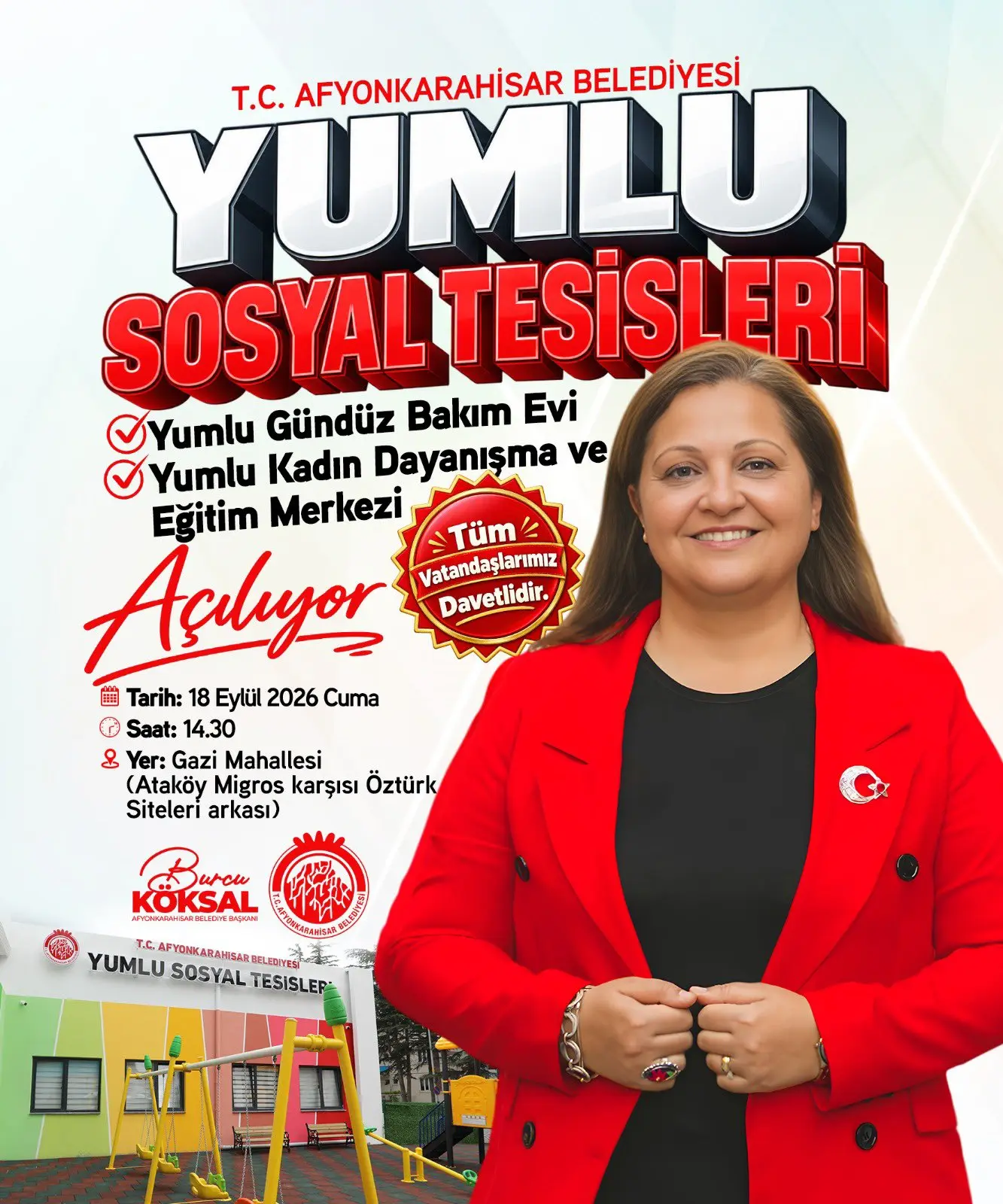 Afyonkarahisar'da Yeni Sosyal Tesis Açılıyor